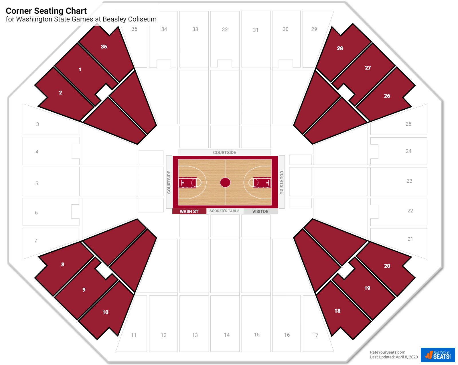 Beasley Coliseum Seating Chart Basketball