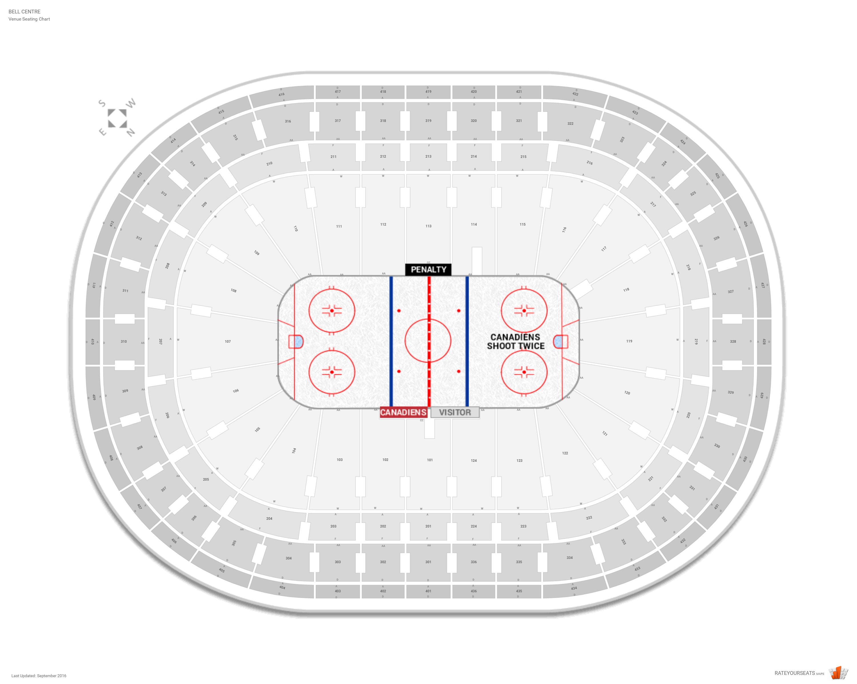 Canadiens Seating Chart