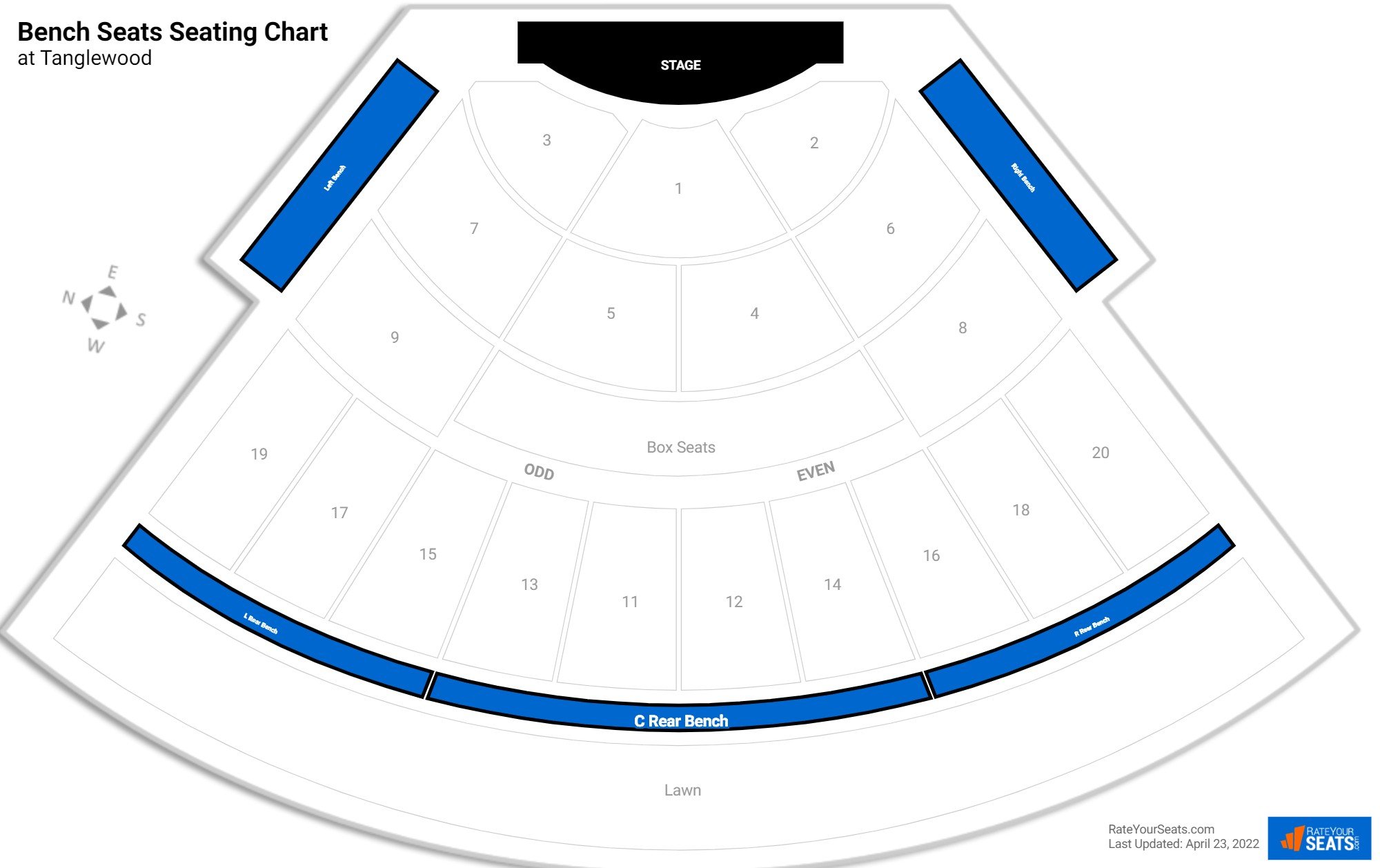 Hall Tanglewood Seating Chart