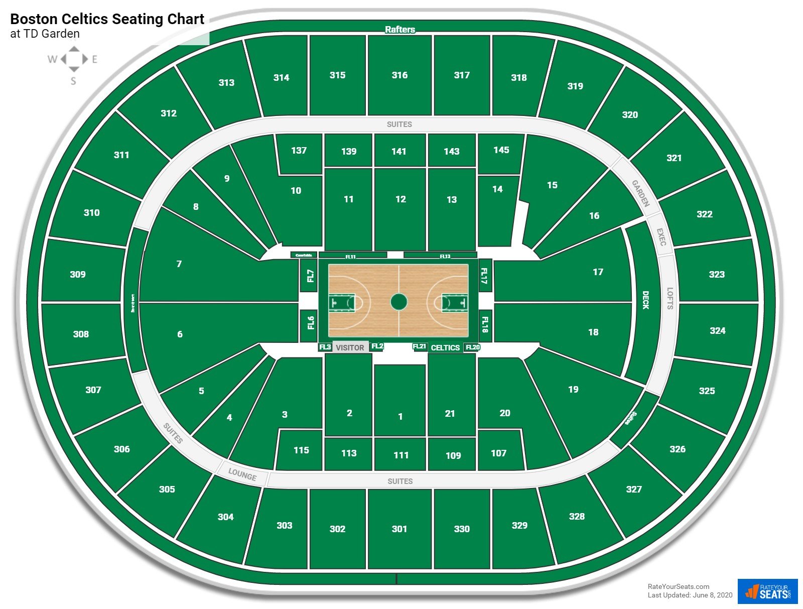 Td Garden Seating Charts