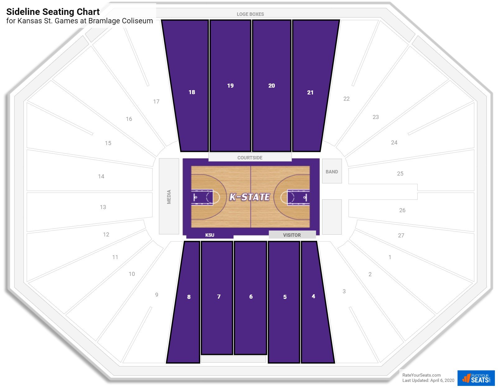 K State Seating Chart