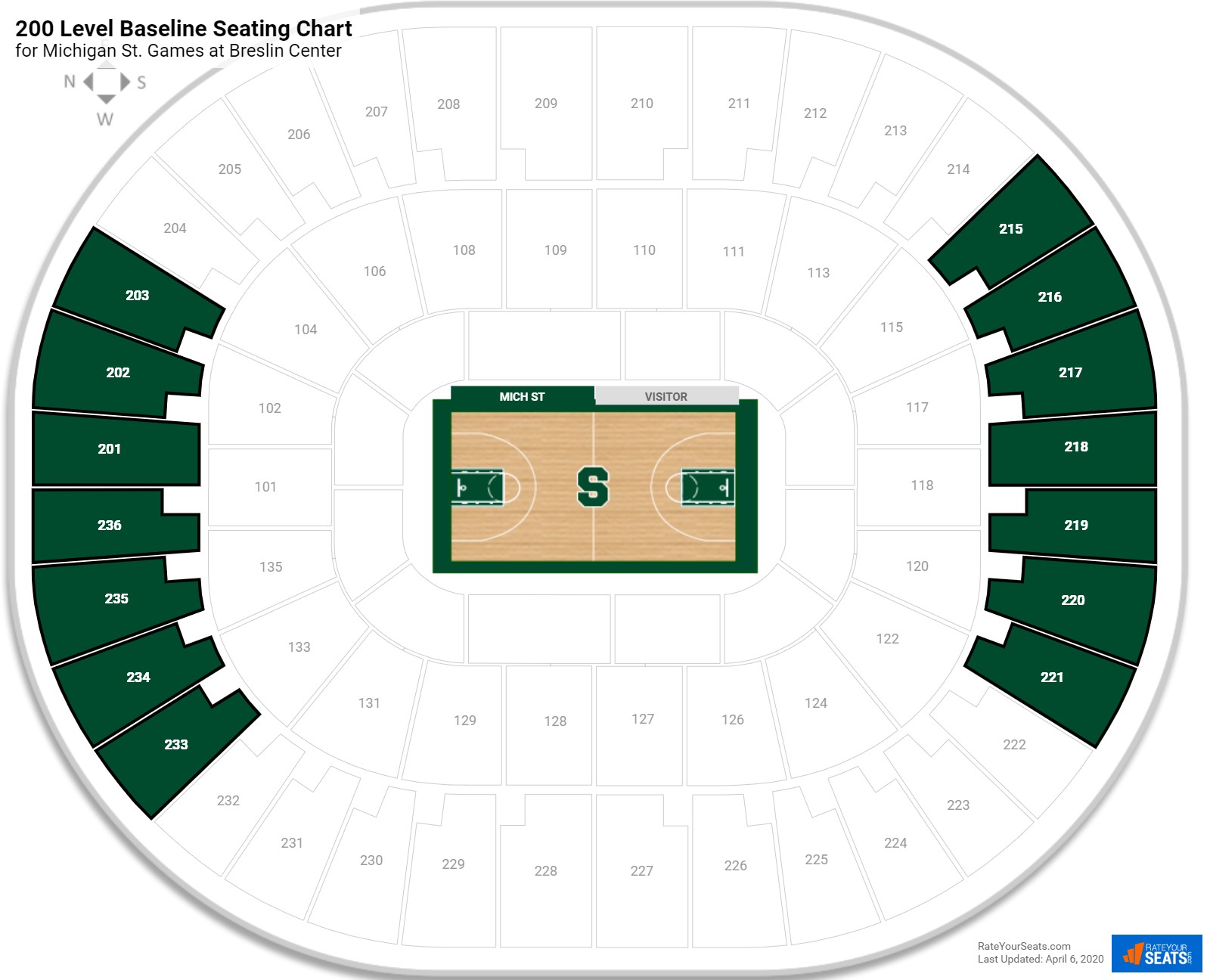 Breslin Arena Seating Chart