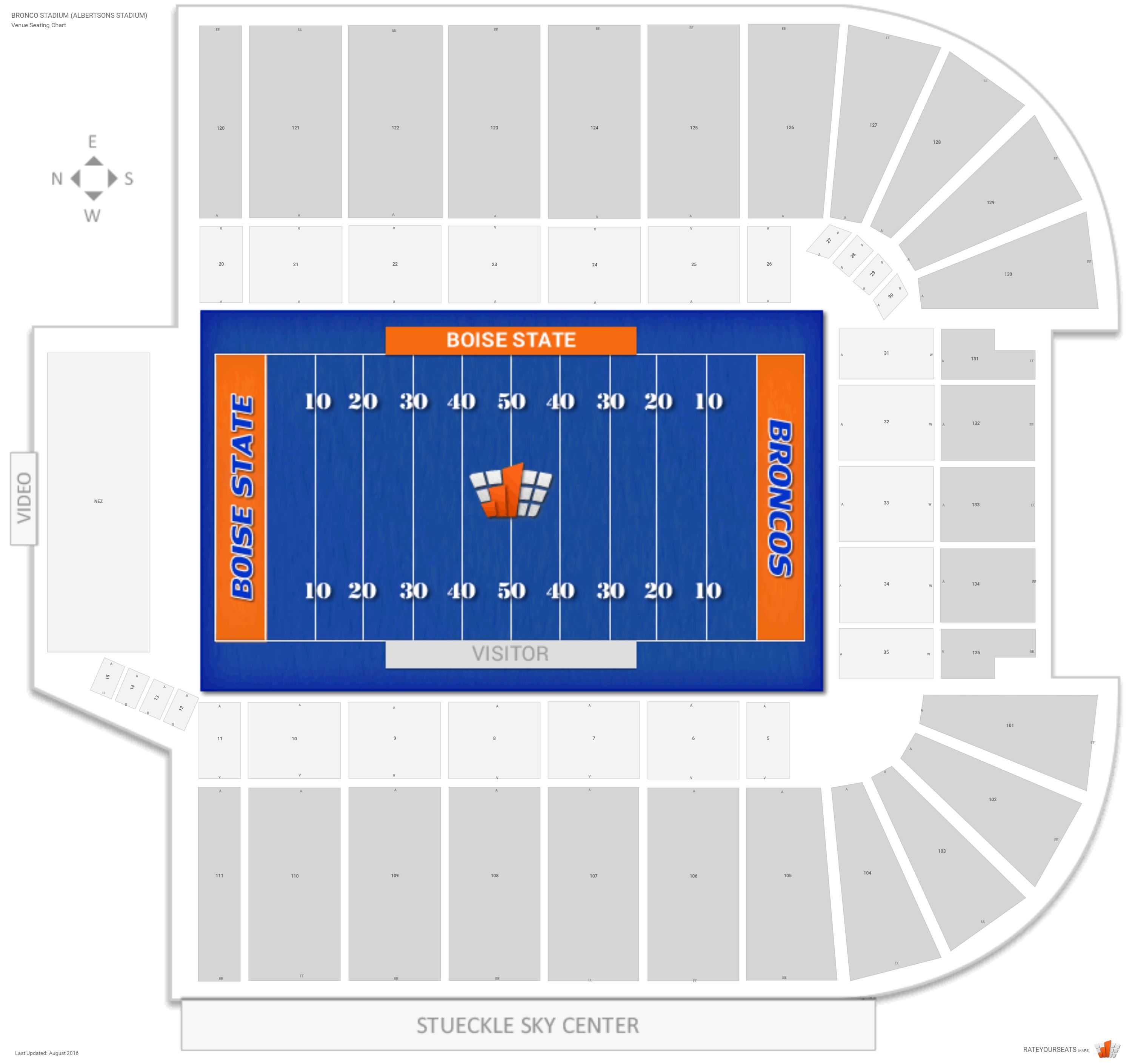 Boise State Taco Bell Arena Seating Chart