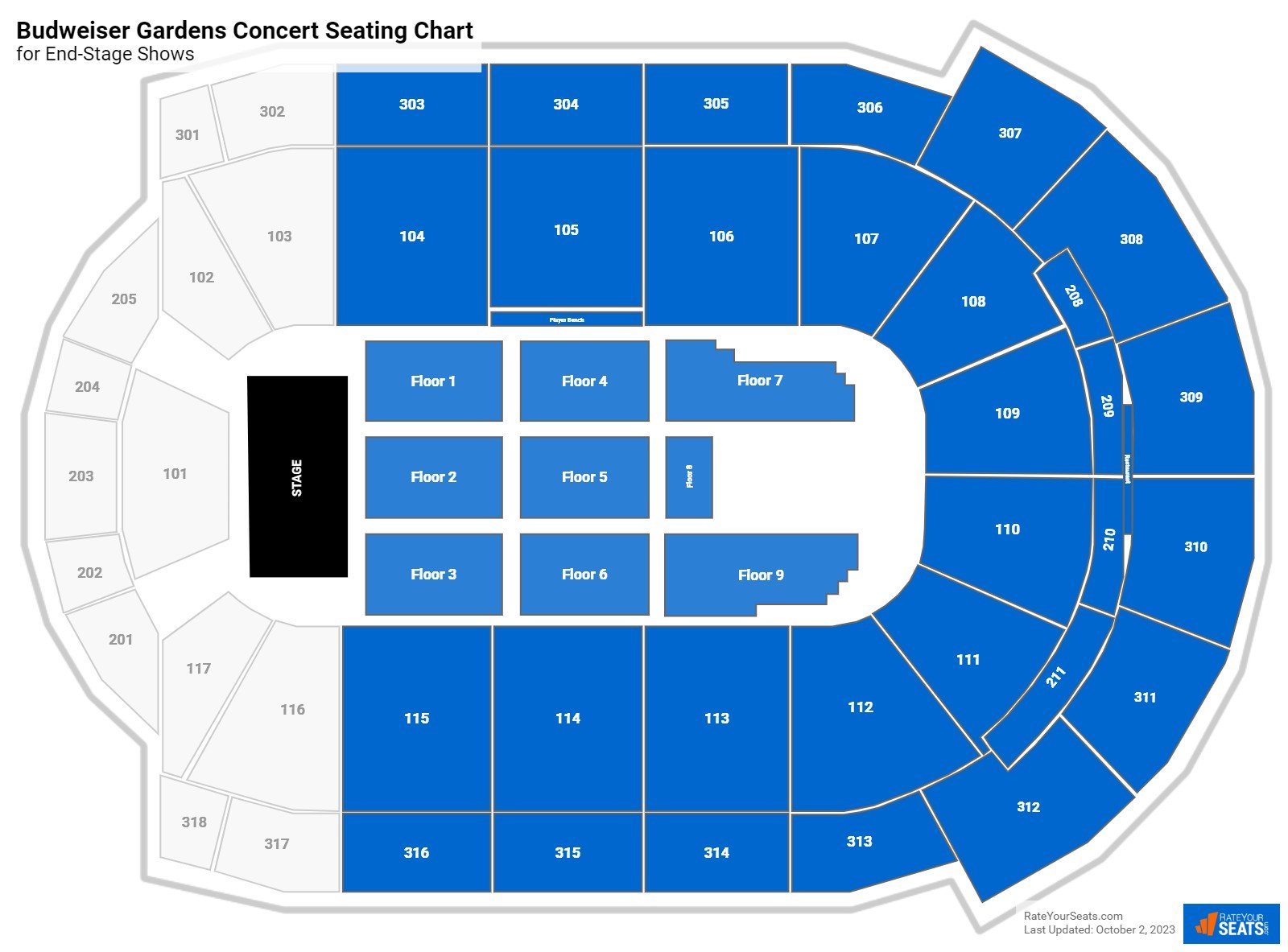 Canada Life Place Concert Seating Chart