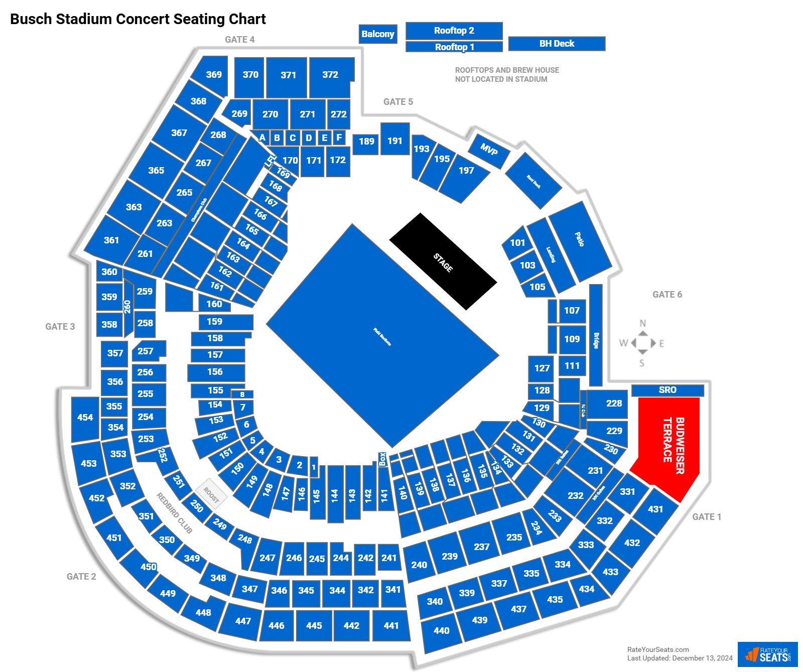 Busch Stadium Concert Seating Chart