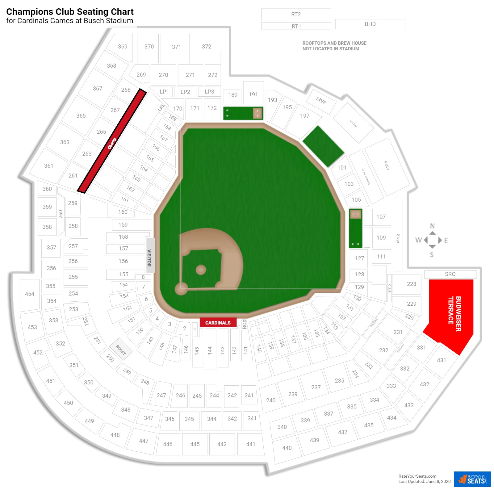 St Louis Cardinals Seating Chart Legends Club | Awesome Home