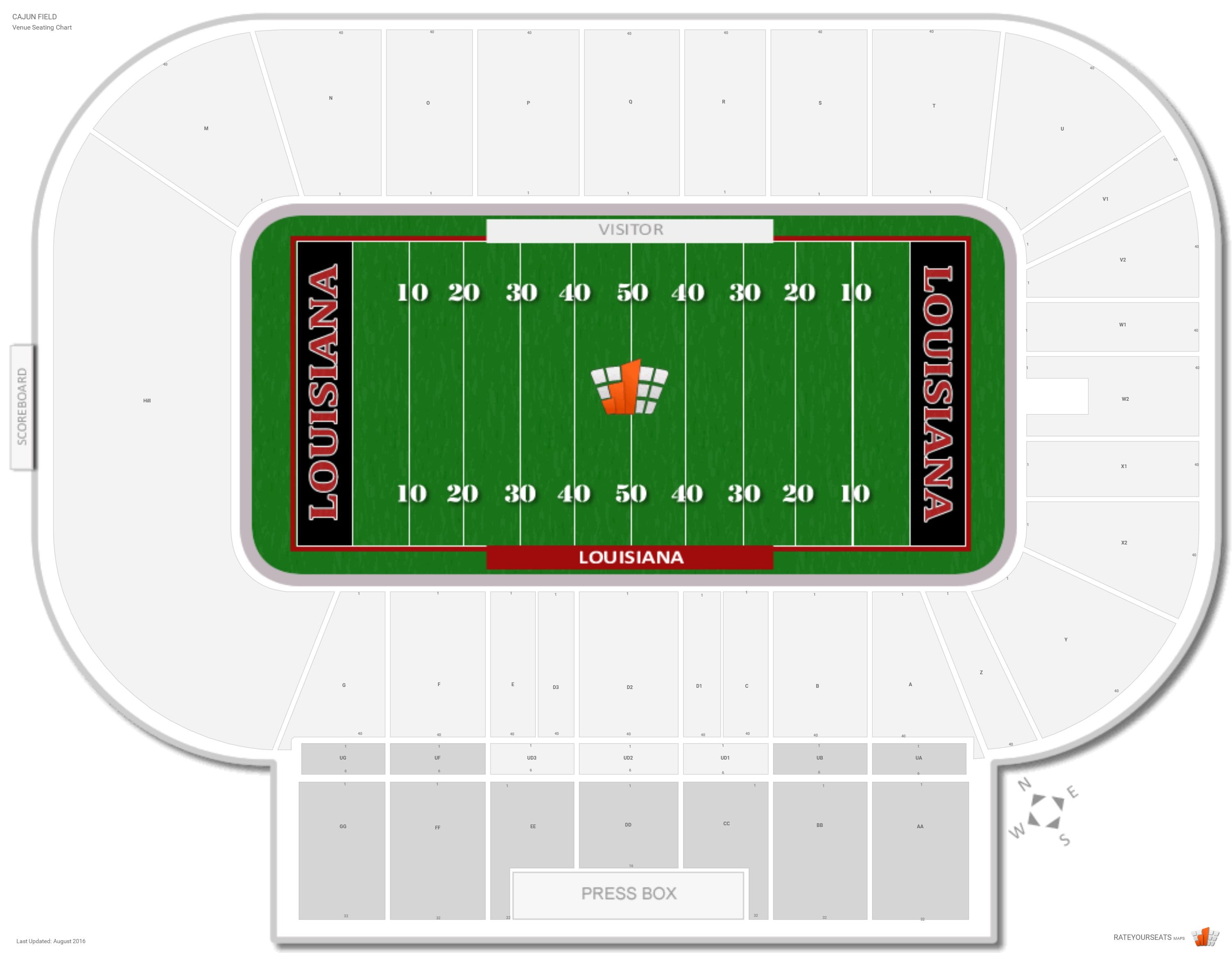 Blackham Coliseum Lafayette La Seating Chart