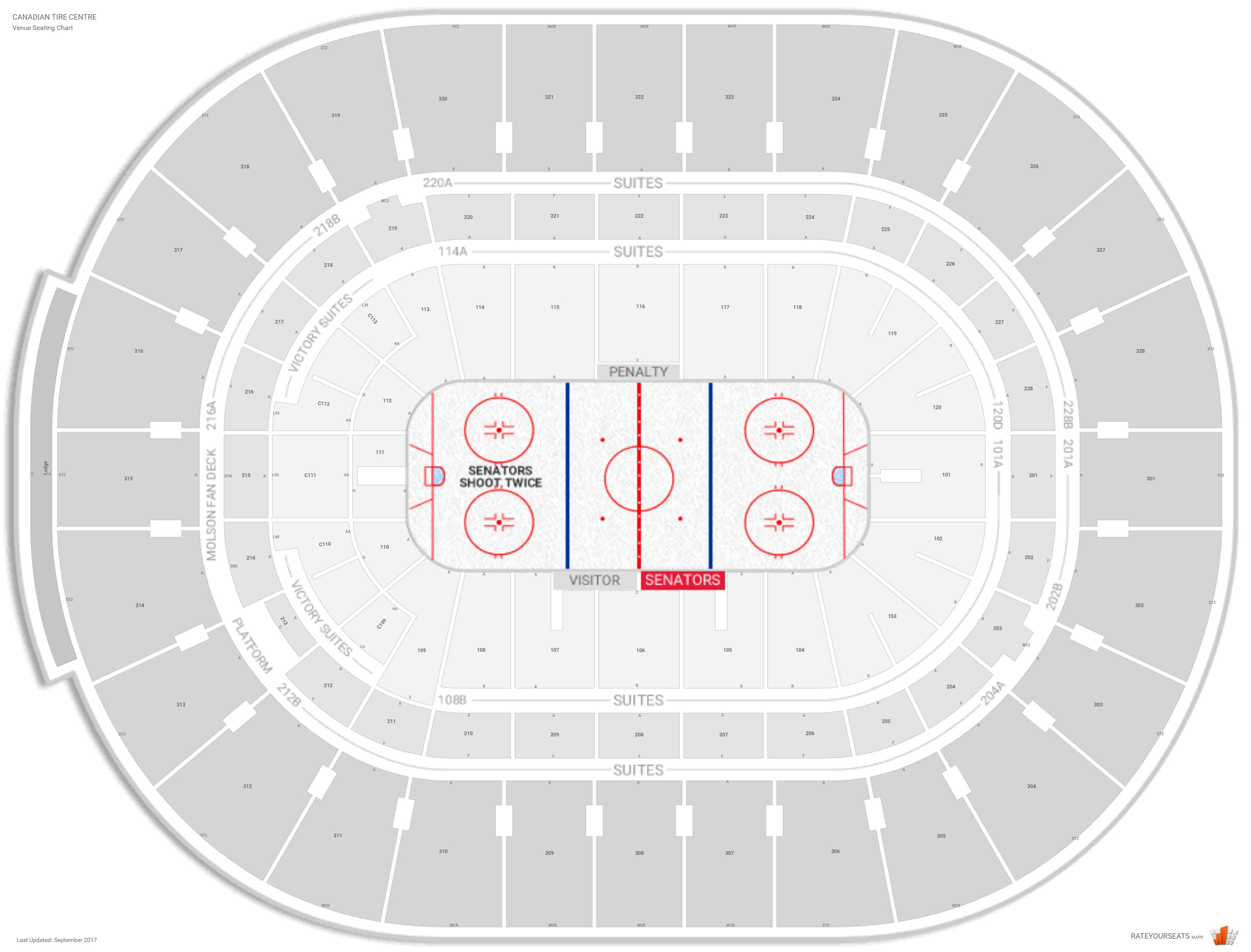 Bell Centre Seating Chart Rows