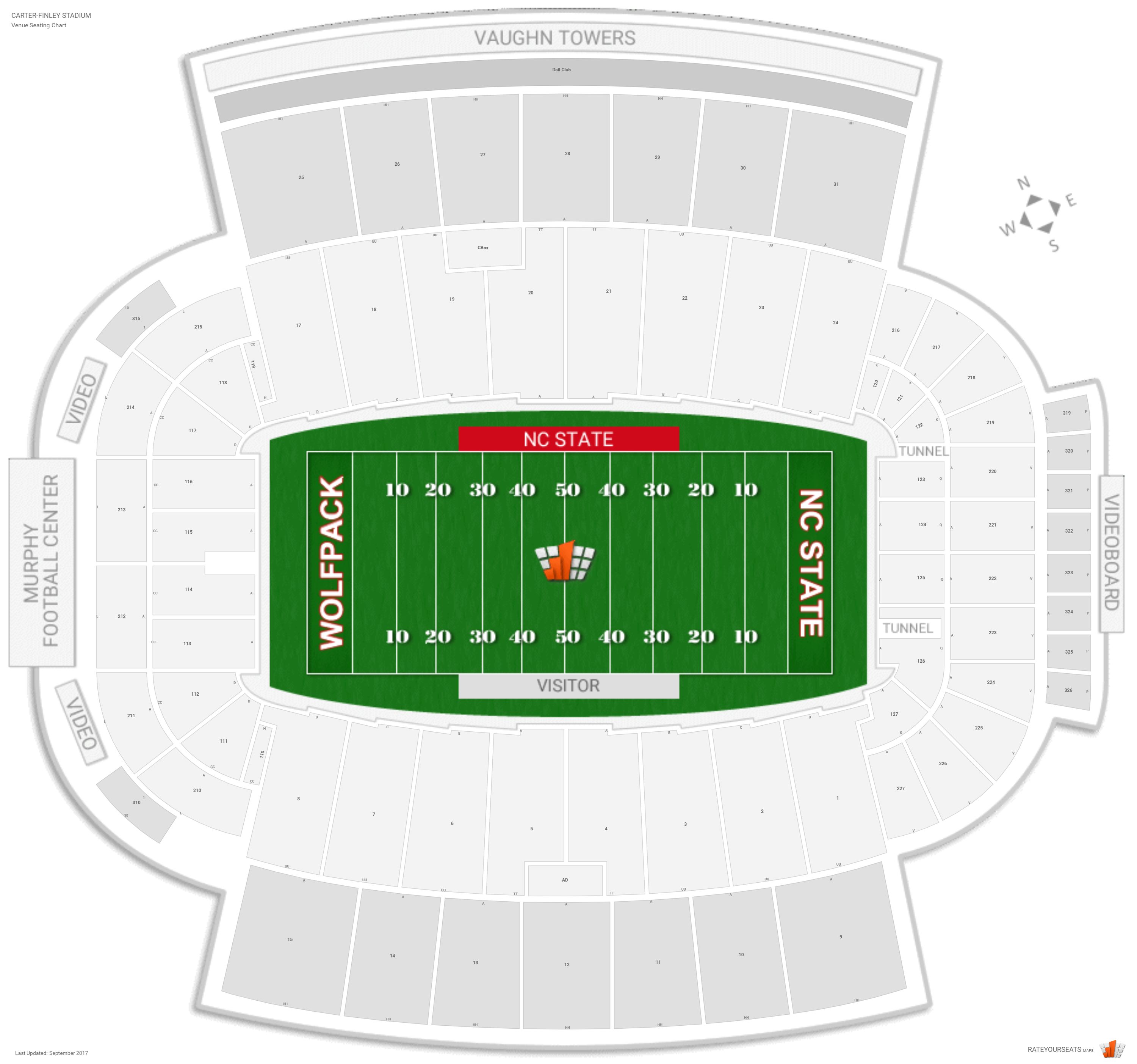 Ncsu Football Stadium Seating Chart