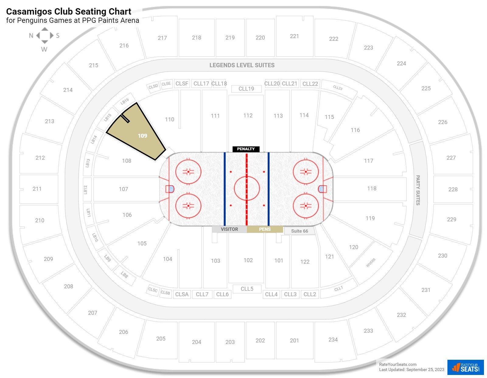 Casamigos Club At Ppg Paints Arena