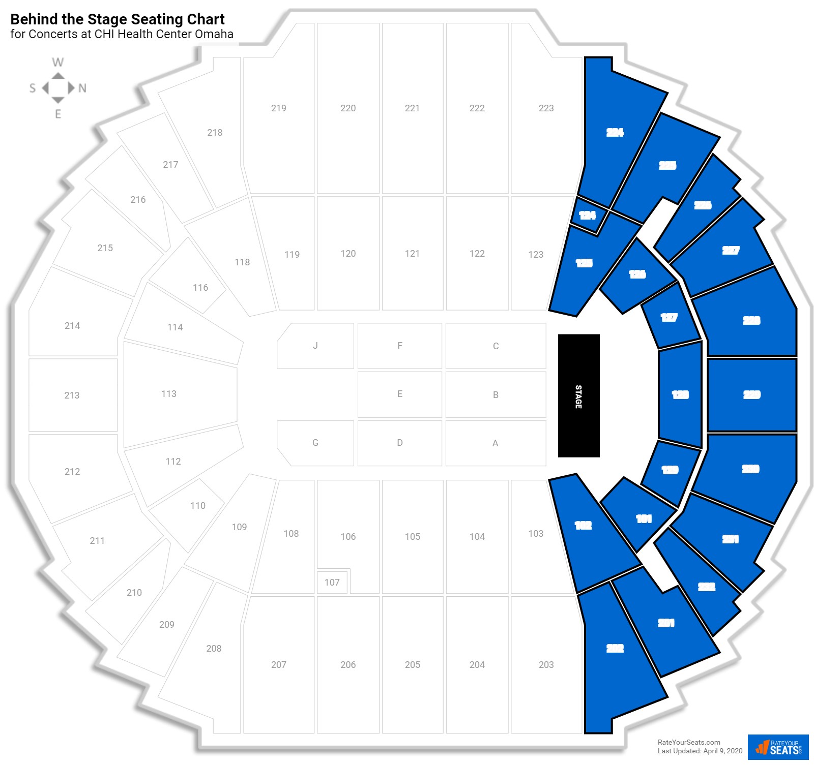 Chi Health Center Omaha Virtual Seating Chart