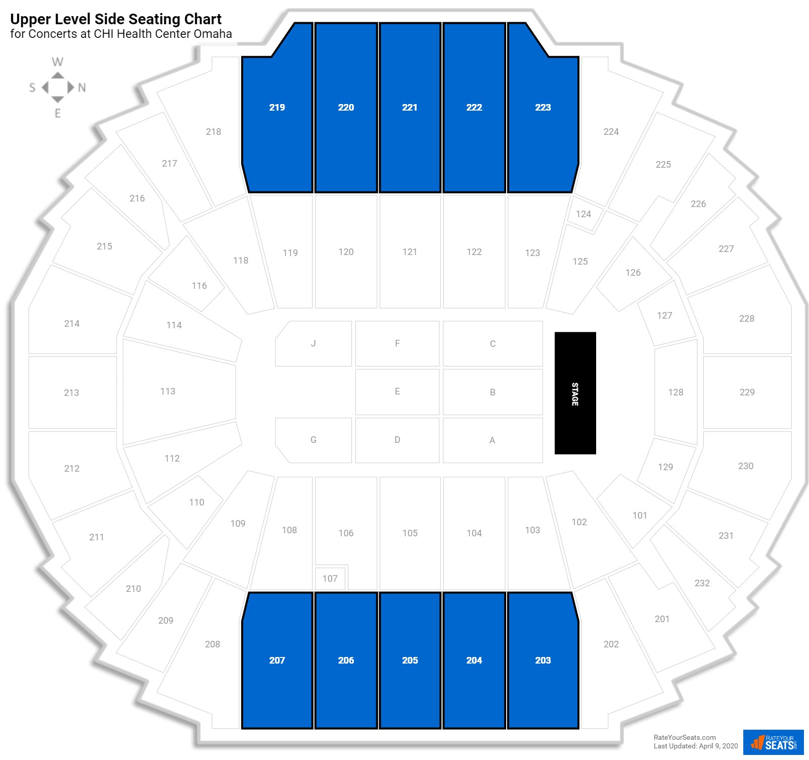 Centurylink Center Seating Chart