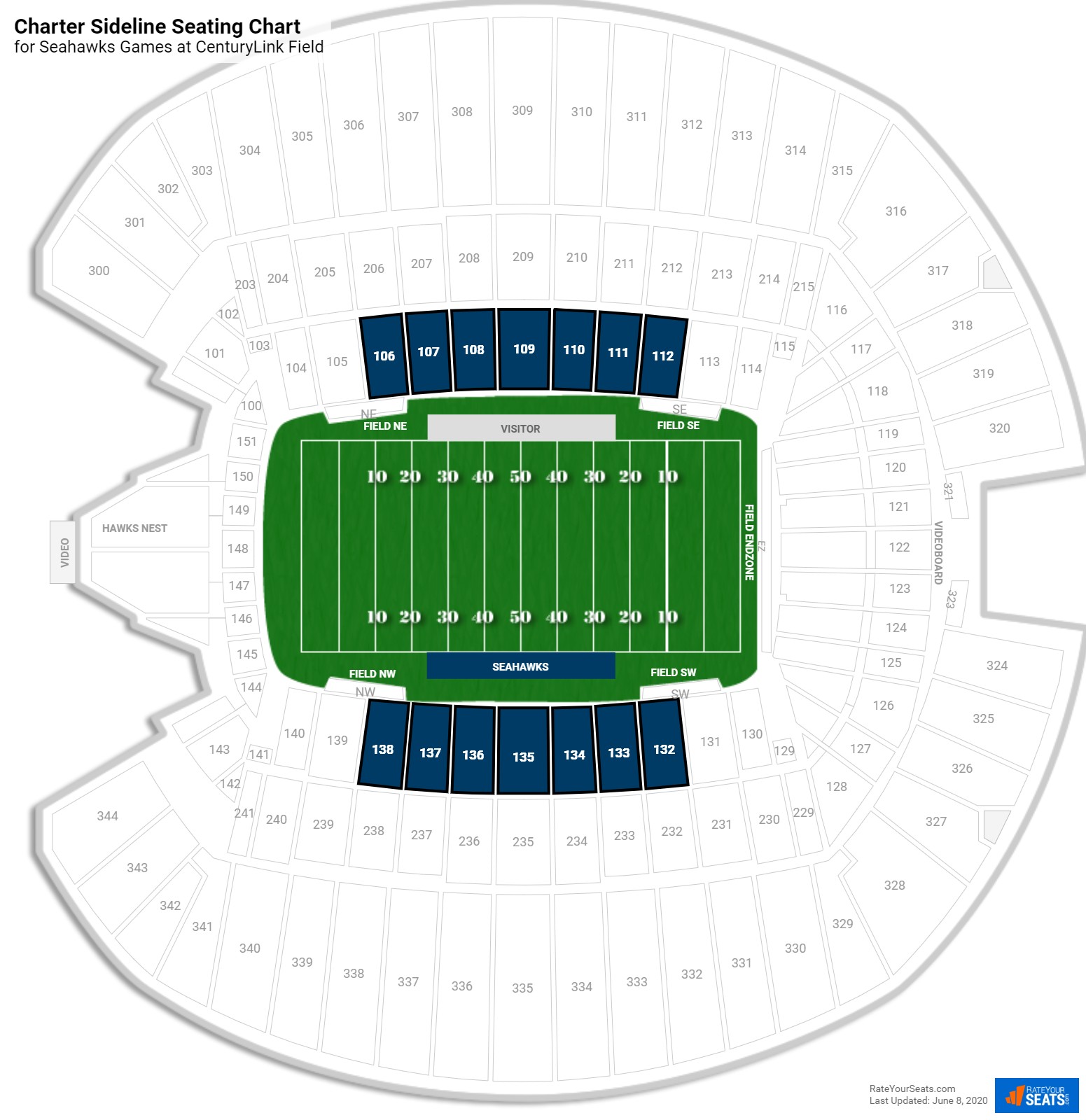 Seahawks Suite Seating Chart