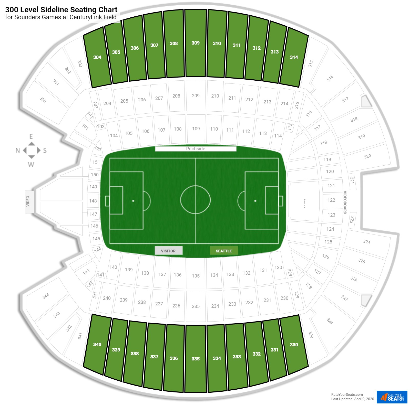 Centurylink Field Seating Chart