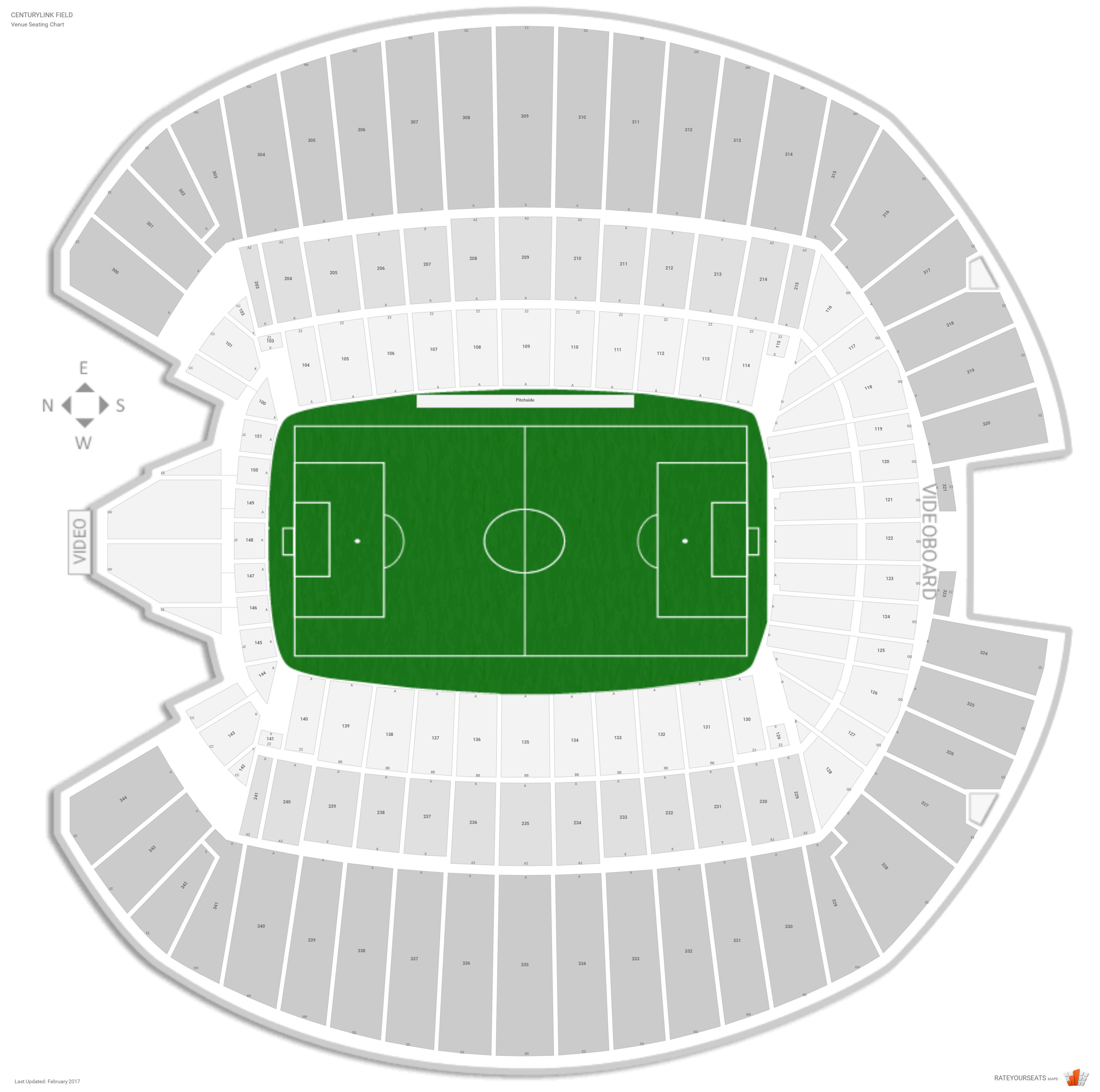 Sounders Seating Chart View