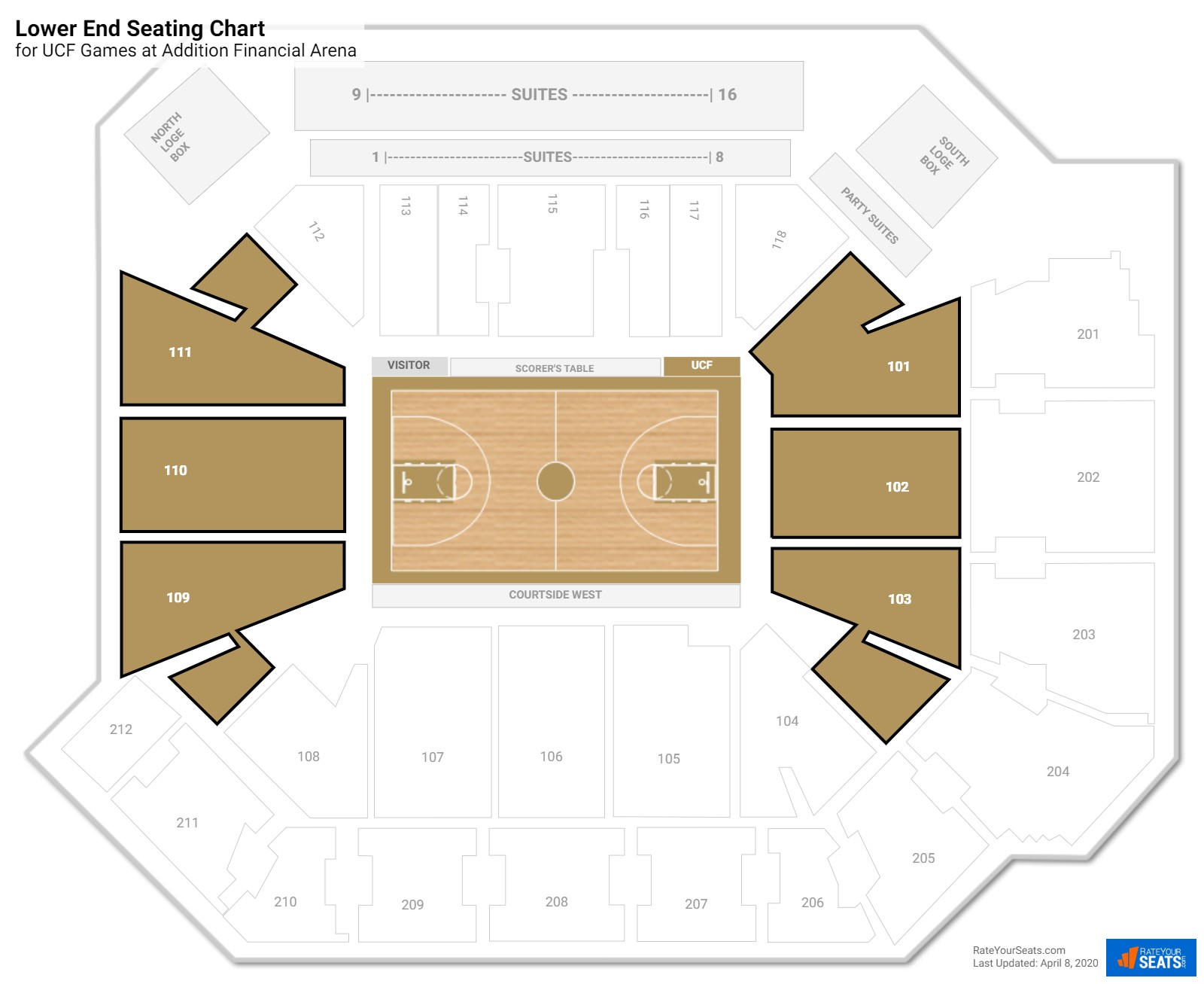 Addition Financial Arena Seating Chart