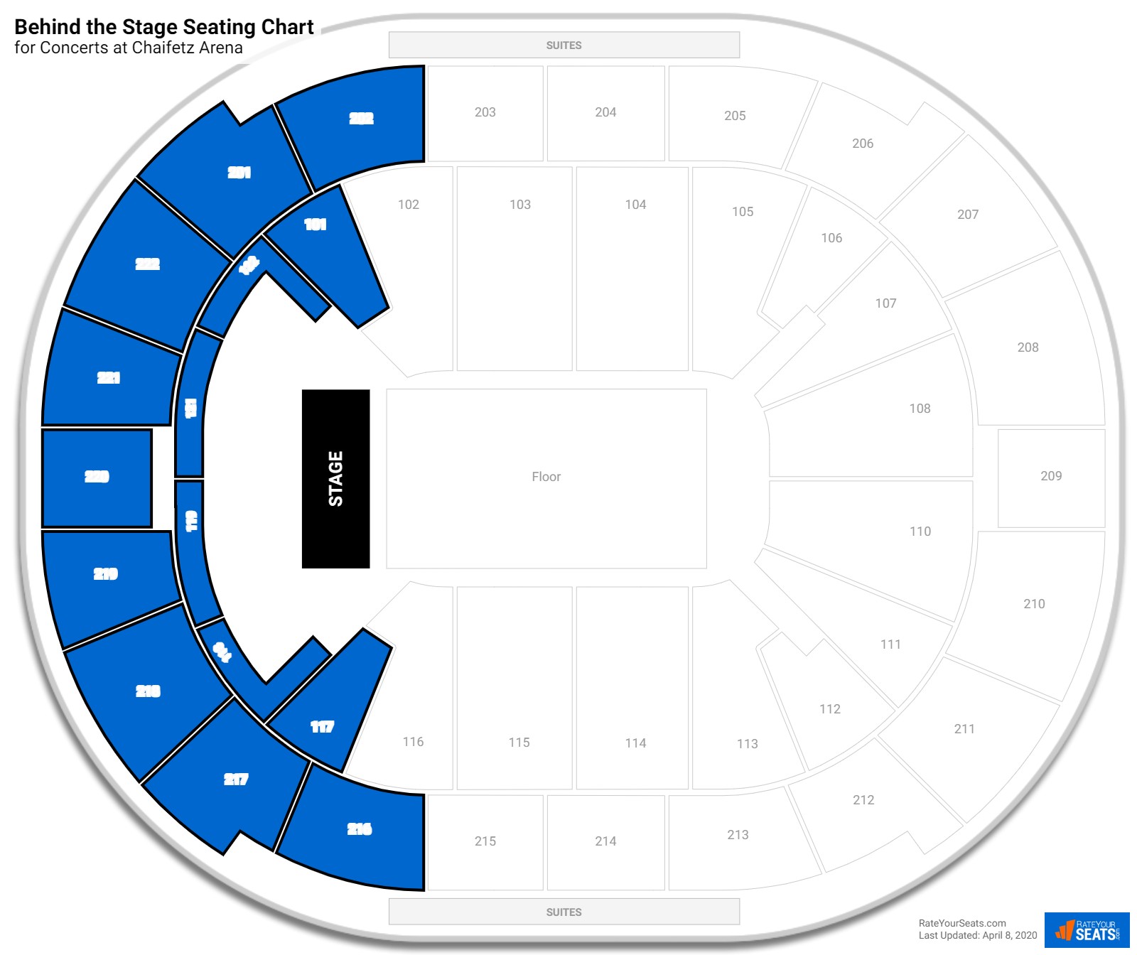 Chaifetz Seating Chart