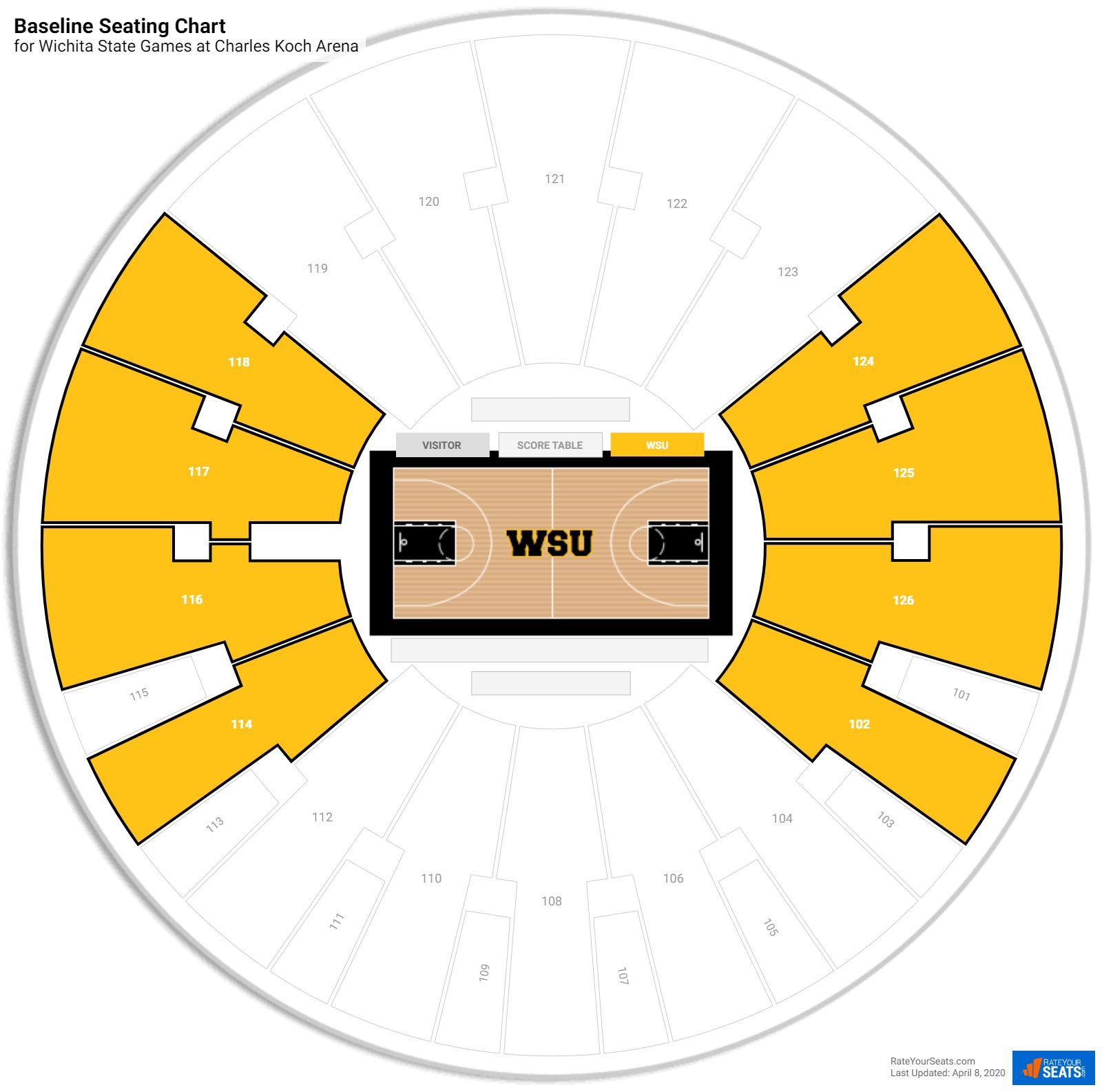 Charles Koch Arena Seating Chart