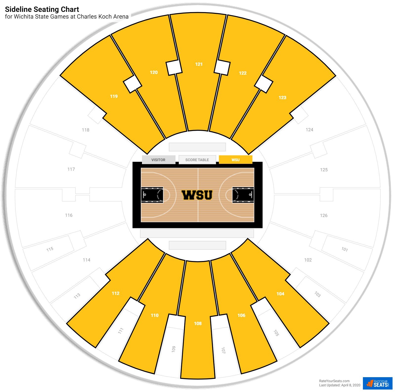 Wichita State Basketball Seating Chart