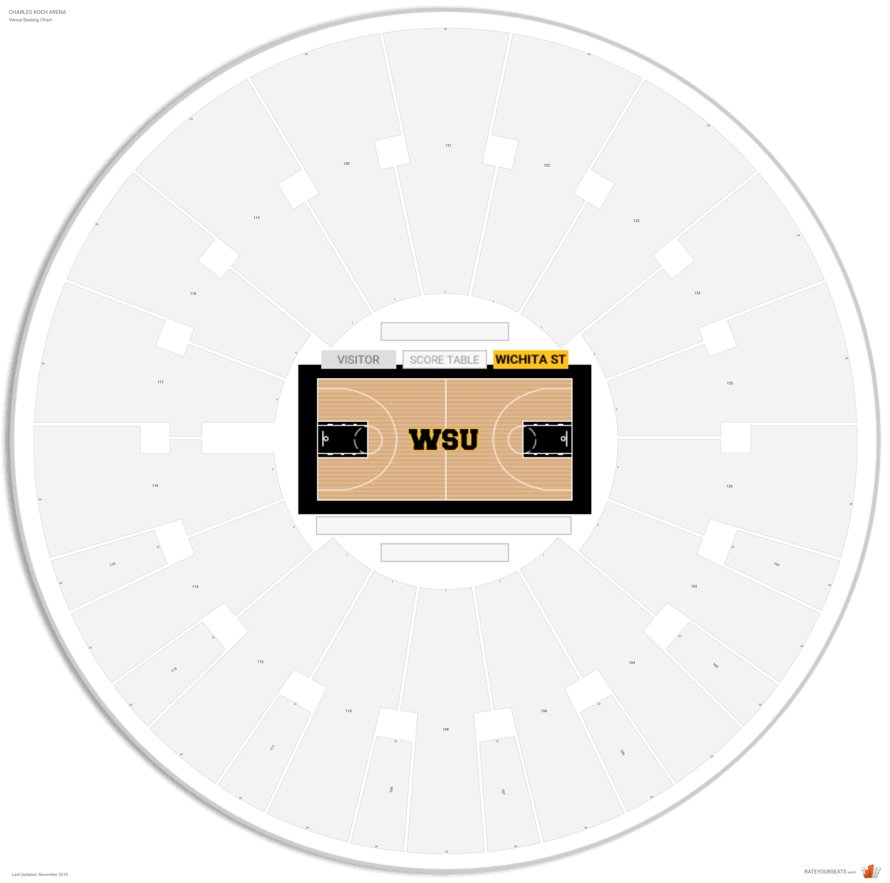 Charles Koch Arena Seating Chart