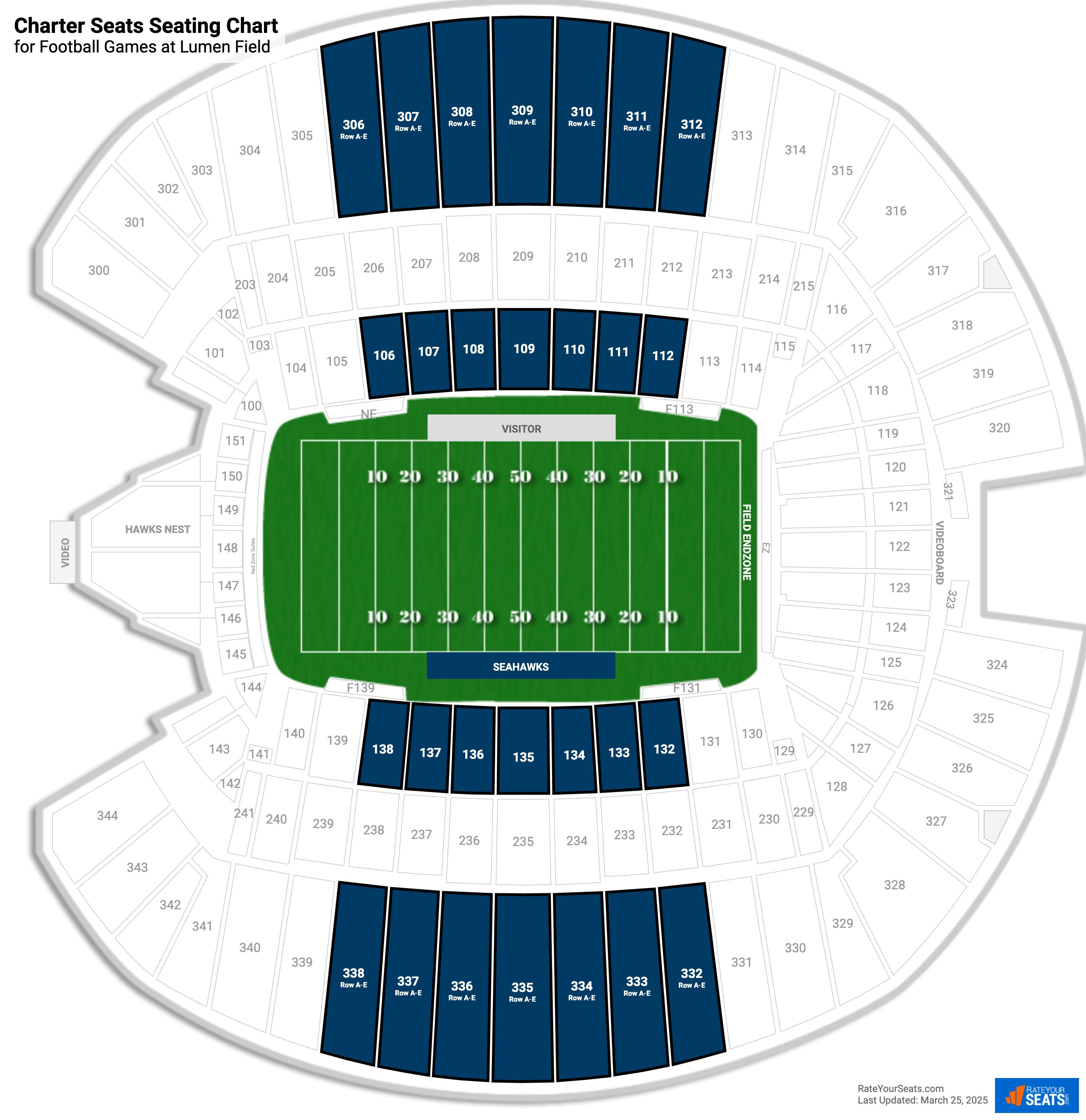 Lumen Field Charter Seats