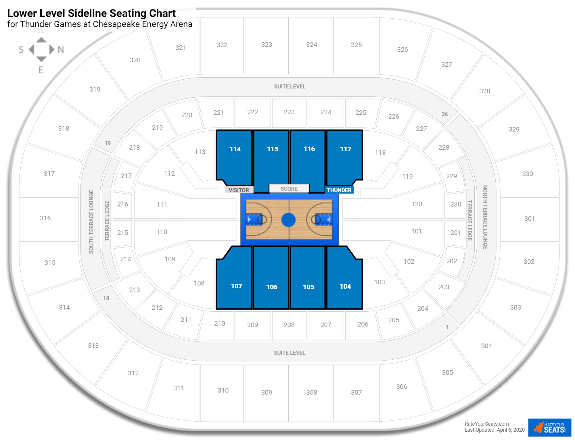 Chesapeake Energy Seating Chart