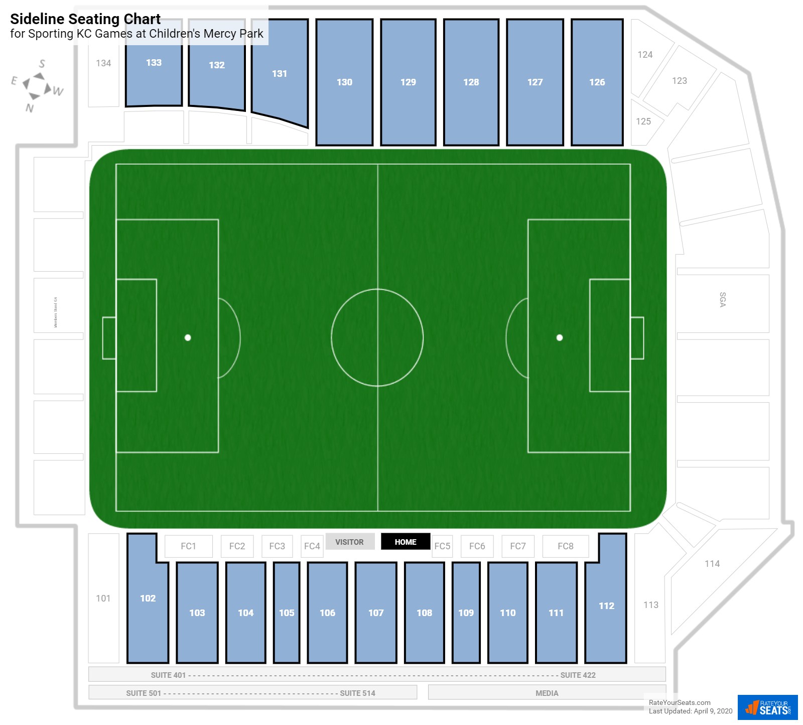 Sporting Kc Seating Chart