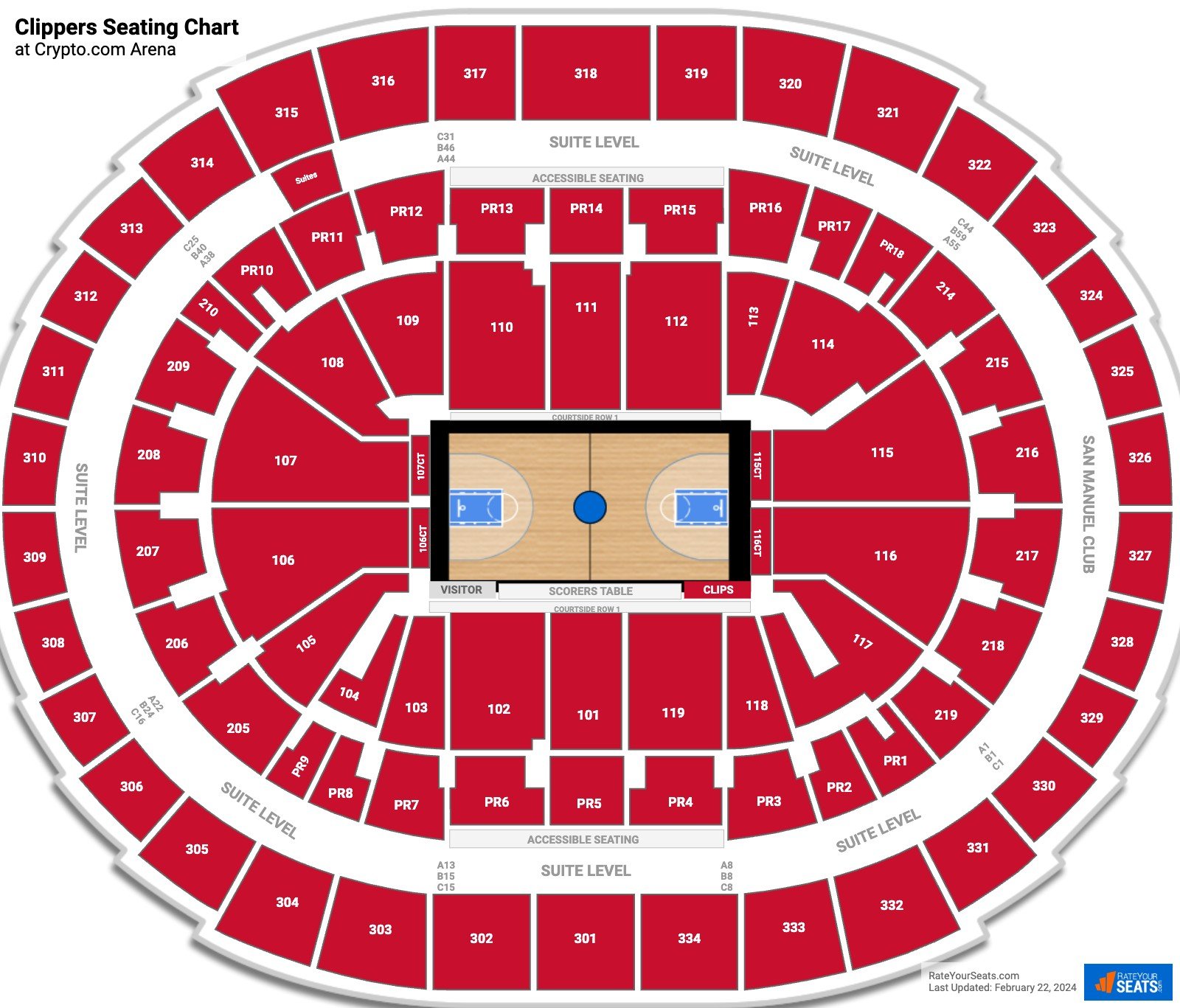 Big Arena Seating Chart