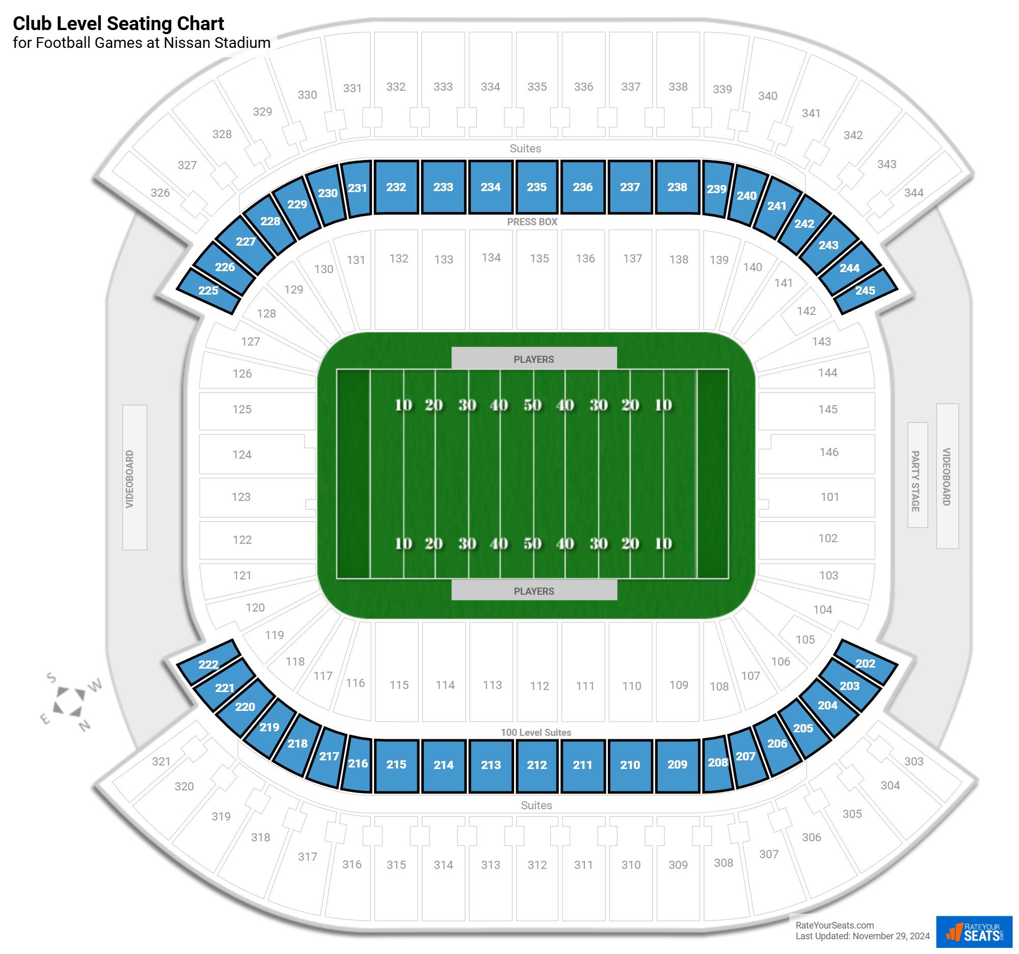 Nissan Stadium Seating Chart Cabinets Matttroy