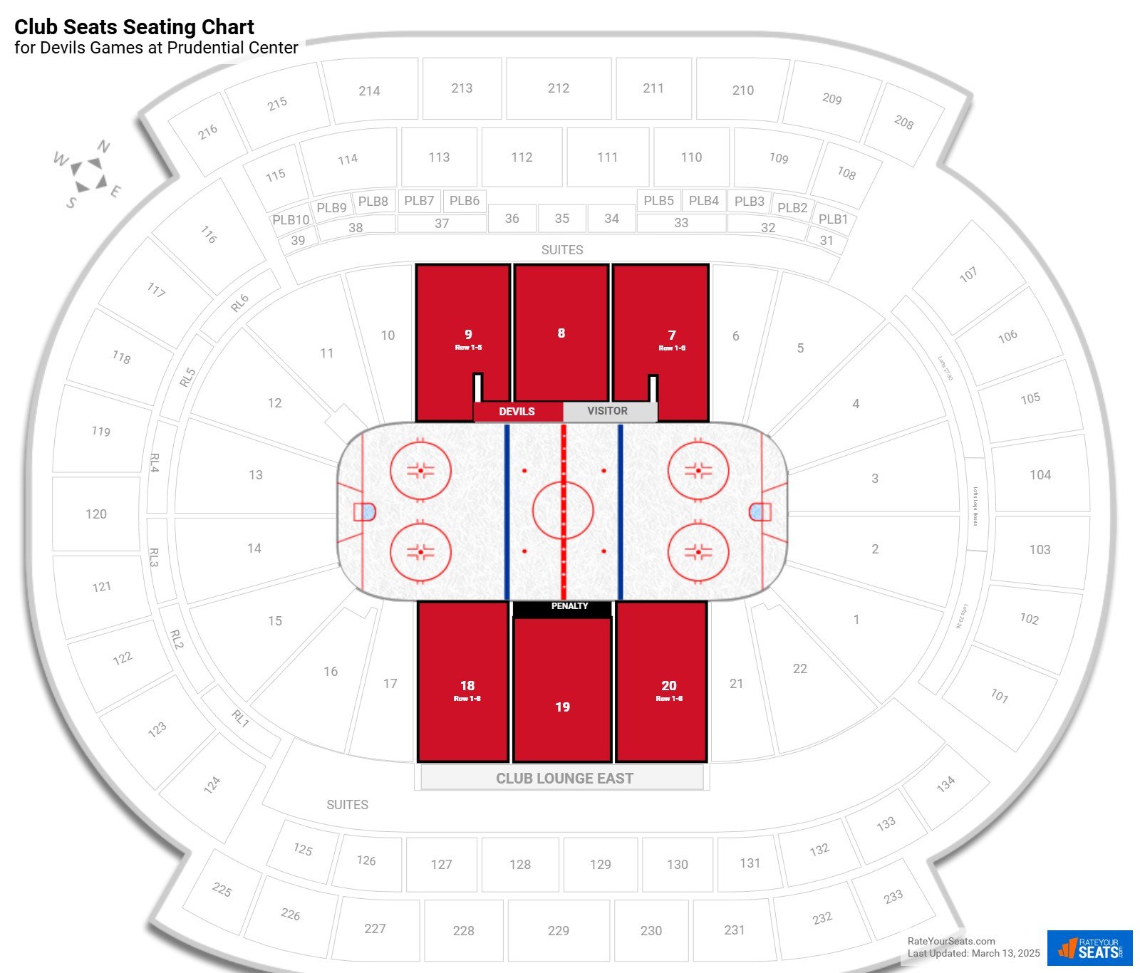 Devils Arena Seating Chart