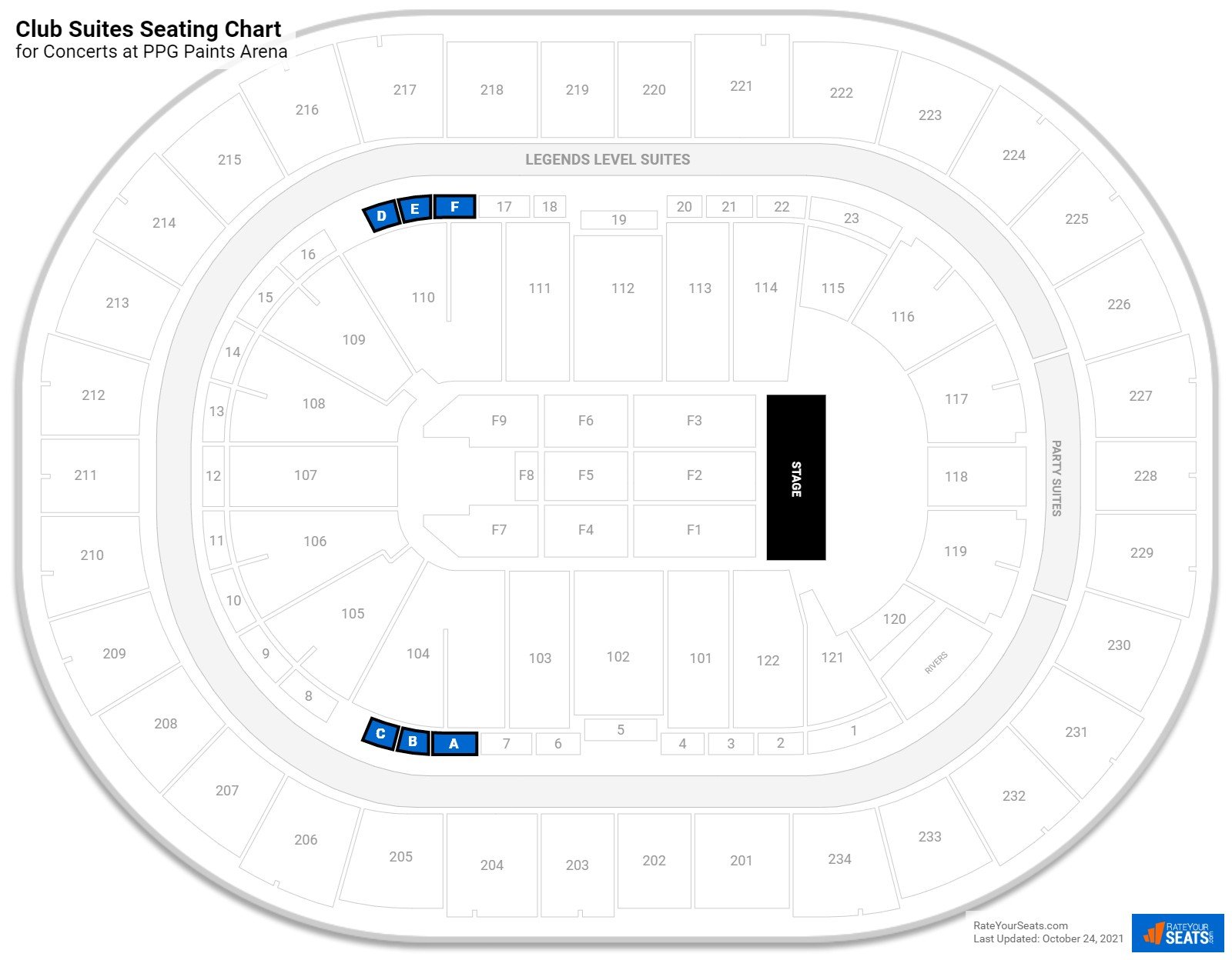 Club Suites At Ppg Paints Arena