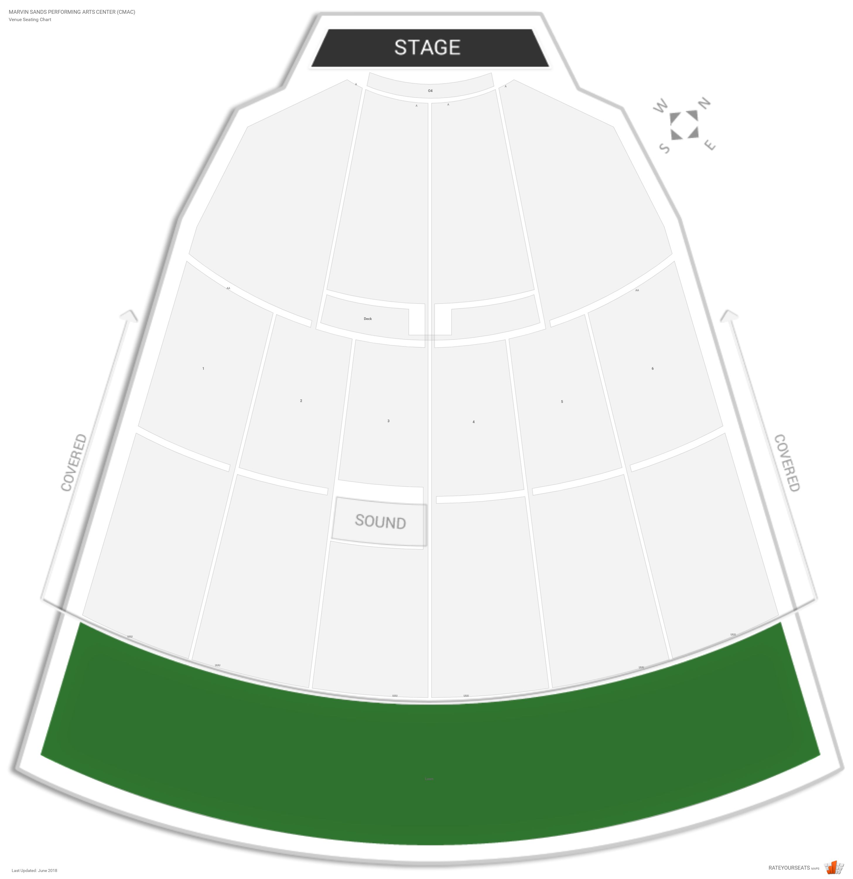 Cmac Seating Chart With Rows And Seat Numbers