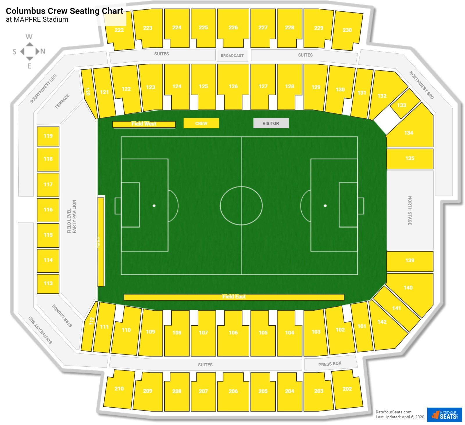 Columbus Crew Seating Chart