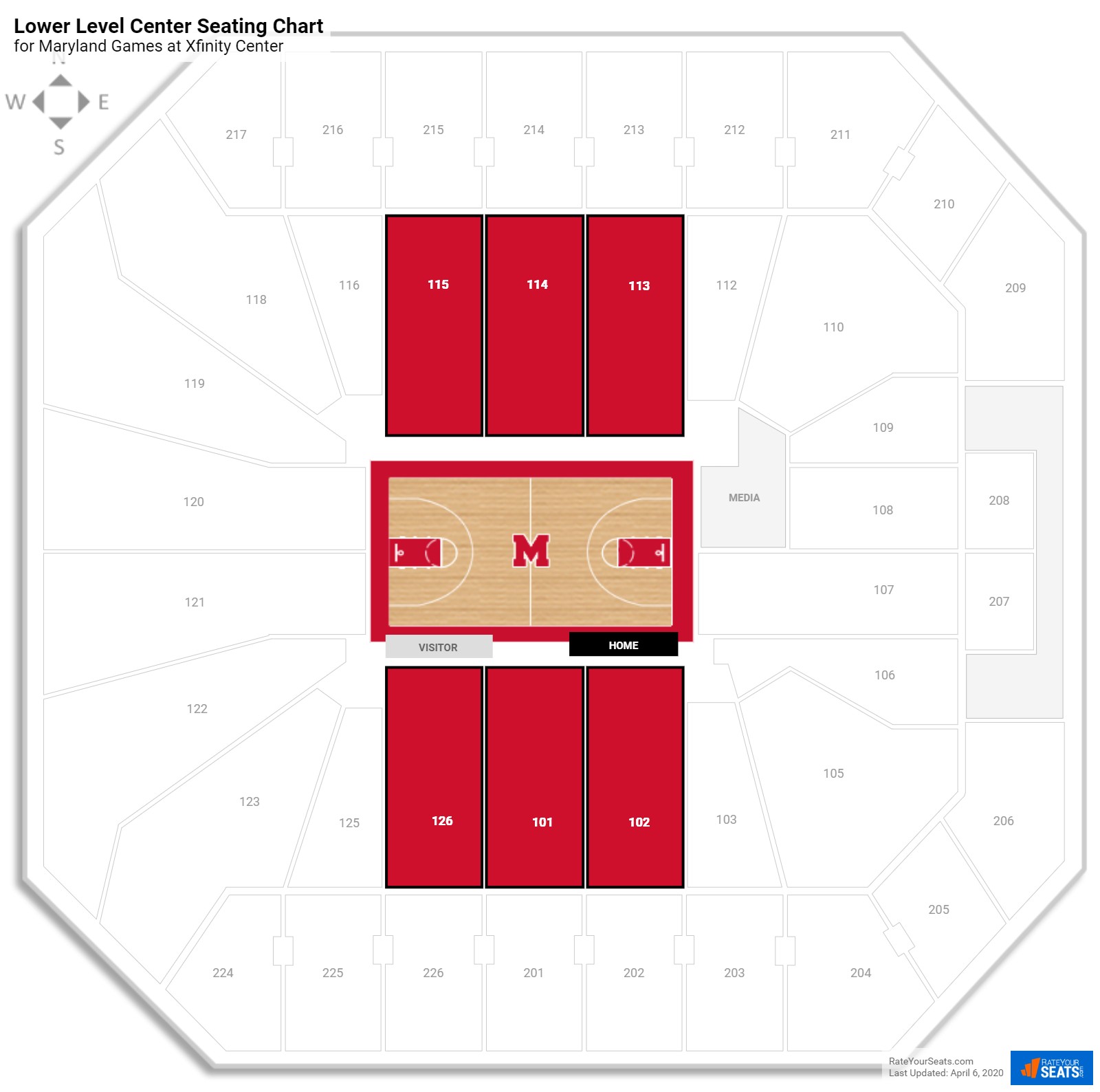 College Park Center Seating Chart