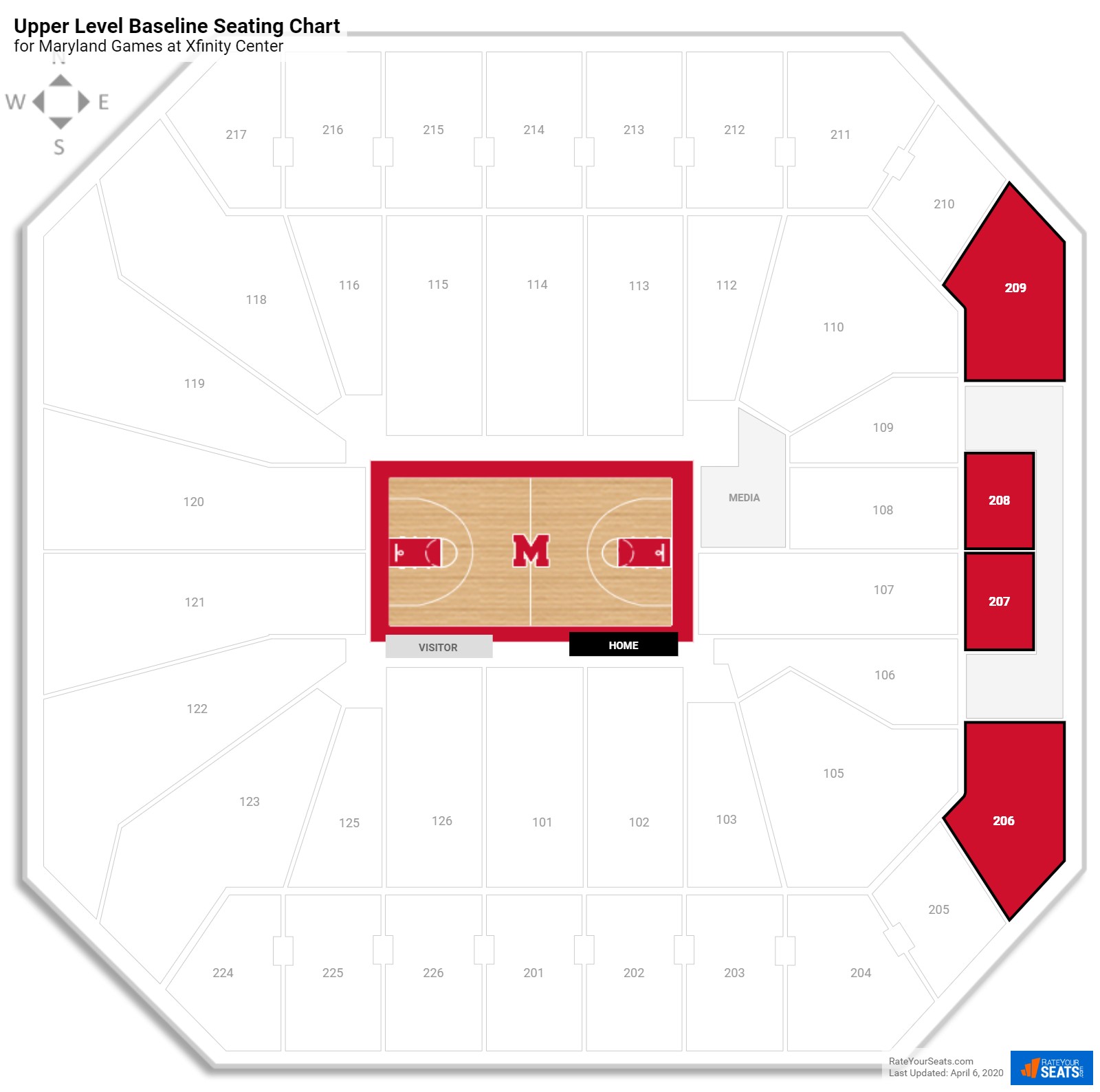 Xfinity Theater Seating Chart With Seat Numbers