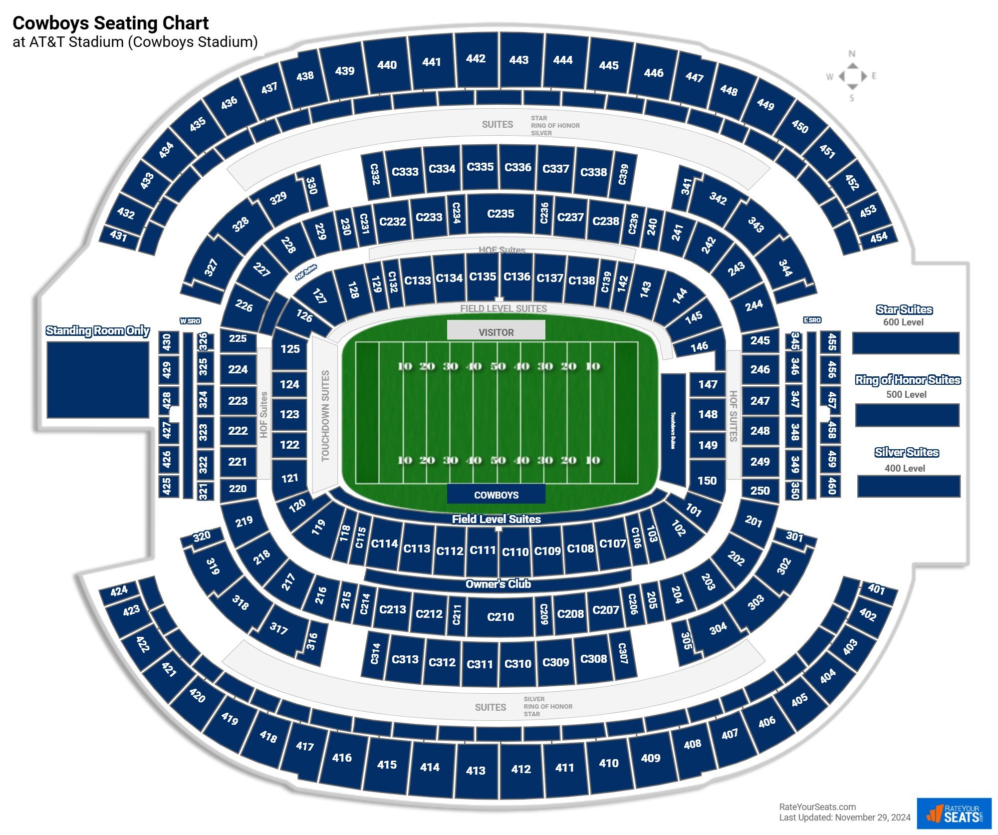 Cowboys Stadium Seat Views 95 - 59tmp3o