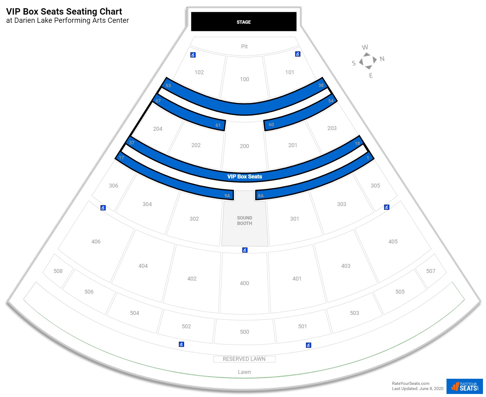 Darien Lake Concert Seating Chart