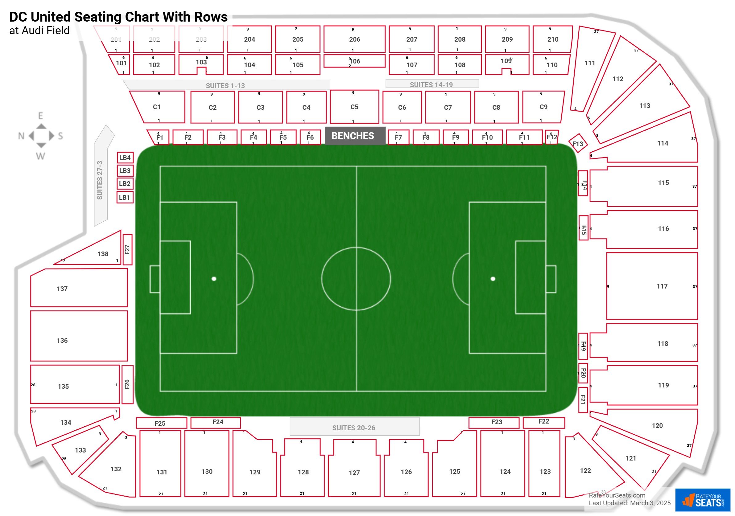 Field Seating Chart