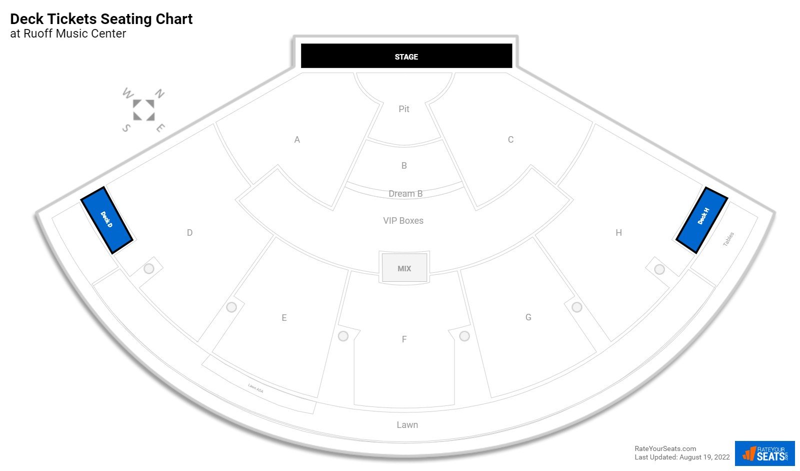 Ruoff Music Center Deck Tickets