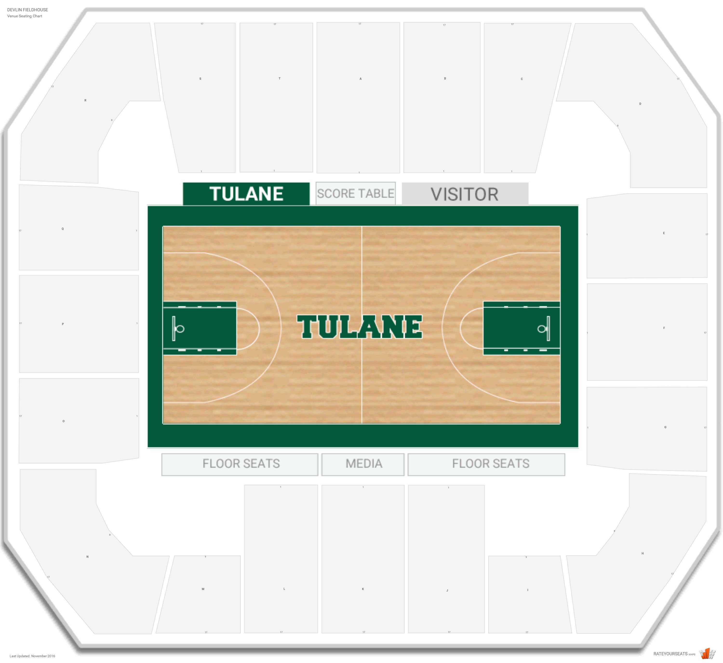 Tulane Stadium Seating Chart