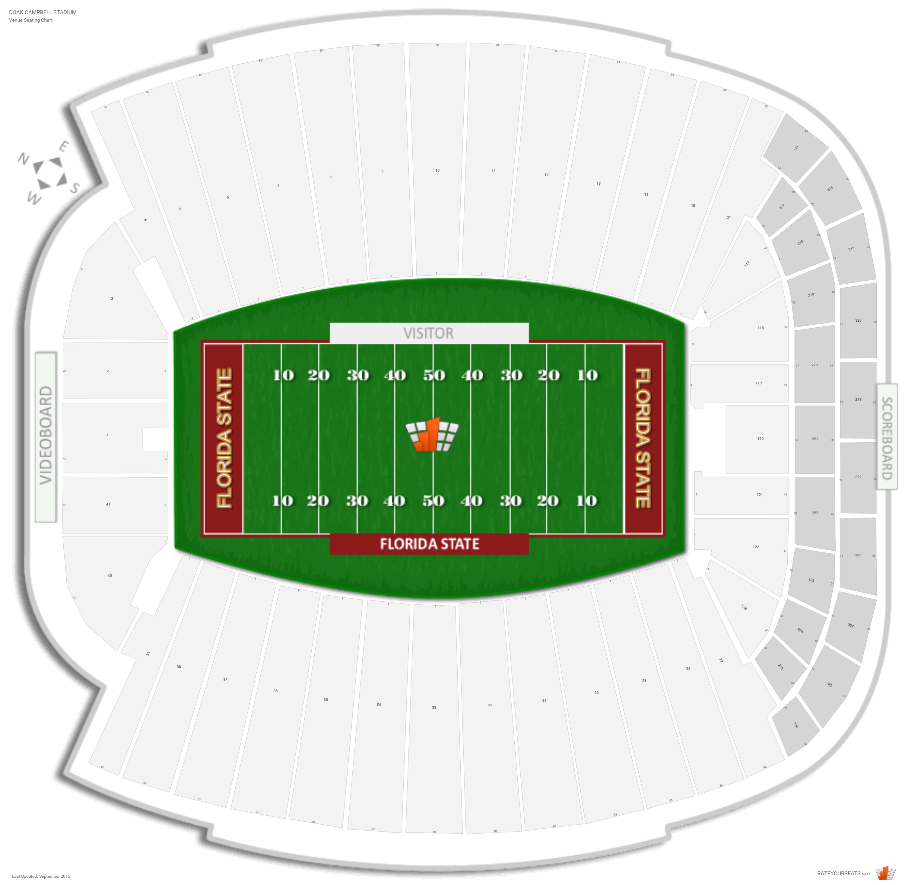 Fsu Football Stadium Seating Chart