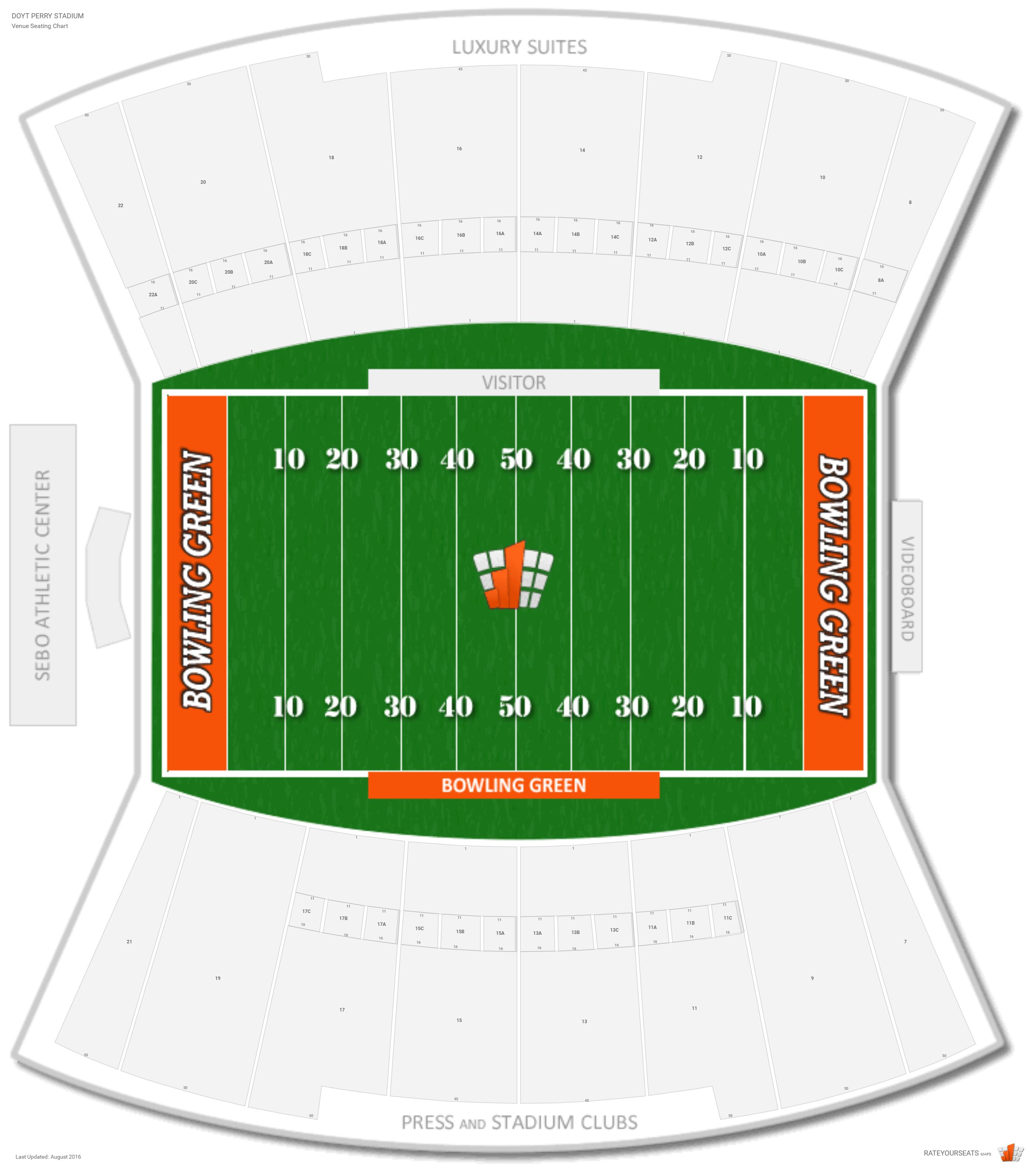 Doyt Perry Stadium Seating Chart