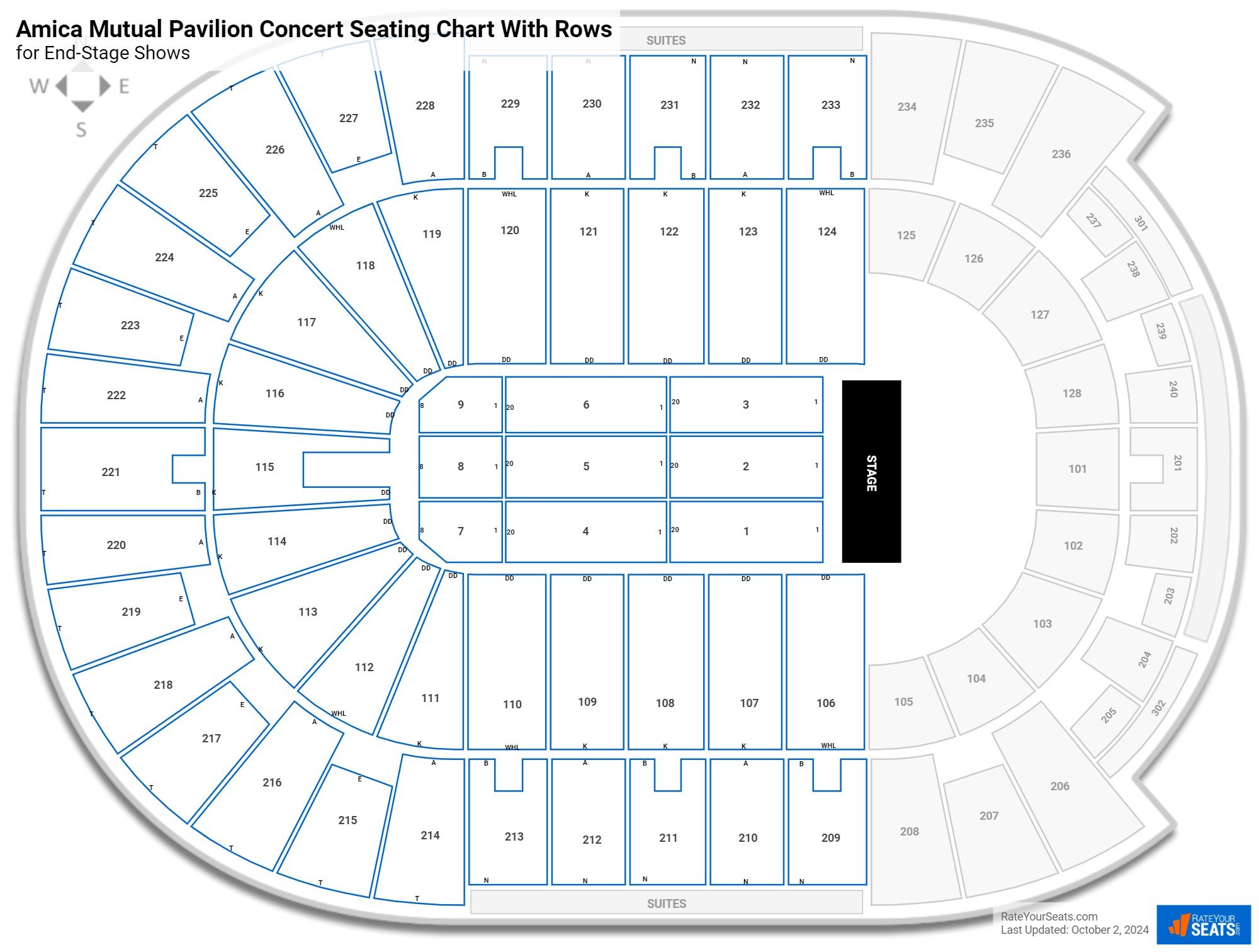 Dunkin Donuts Center seating chart with rows concert