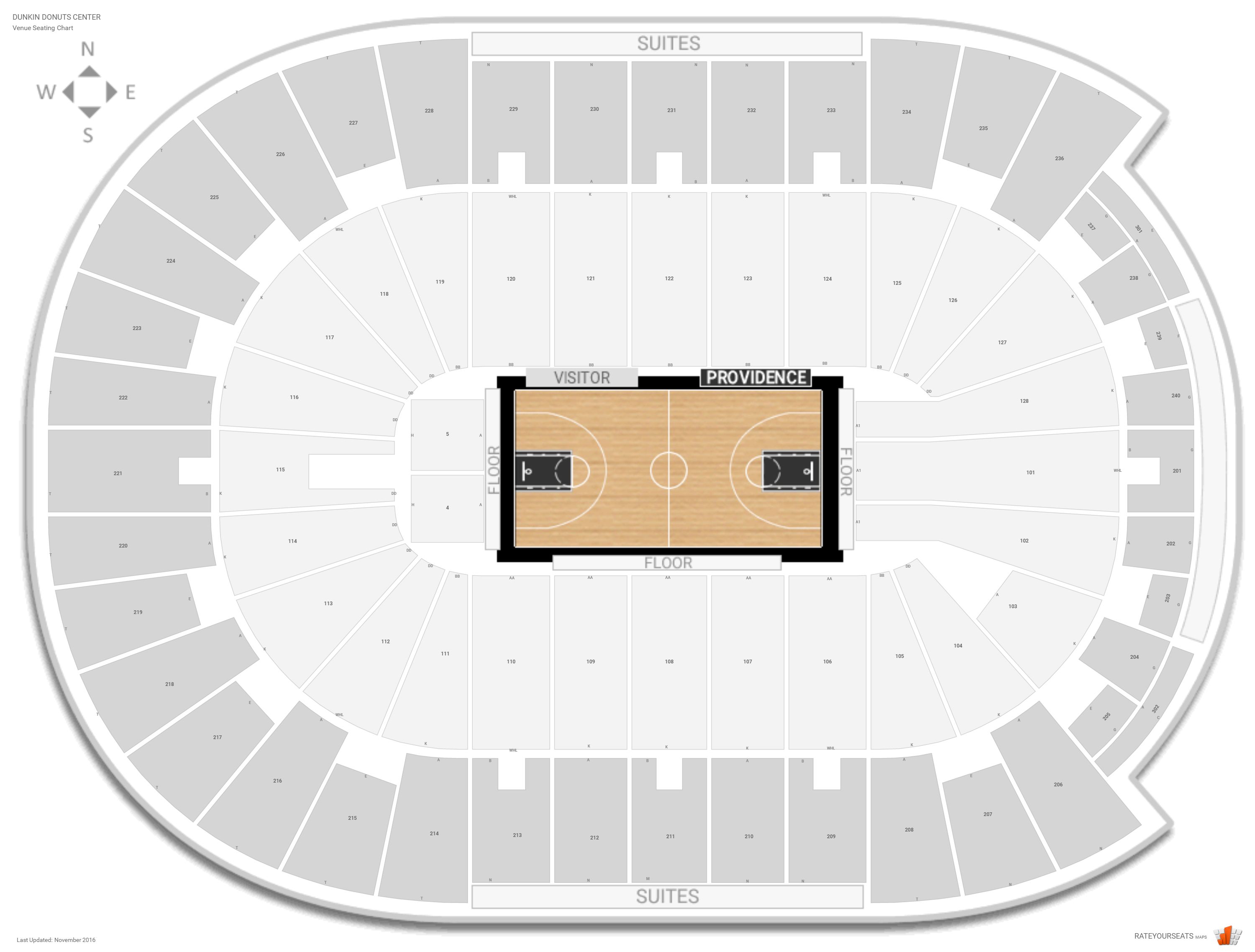 Providence College Schneider Arena Seating Chart