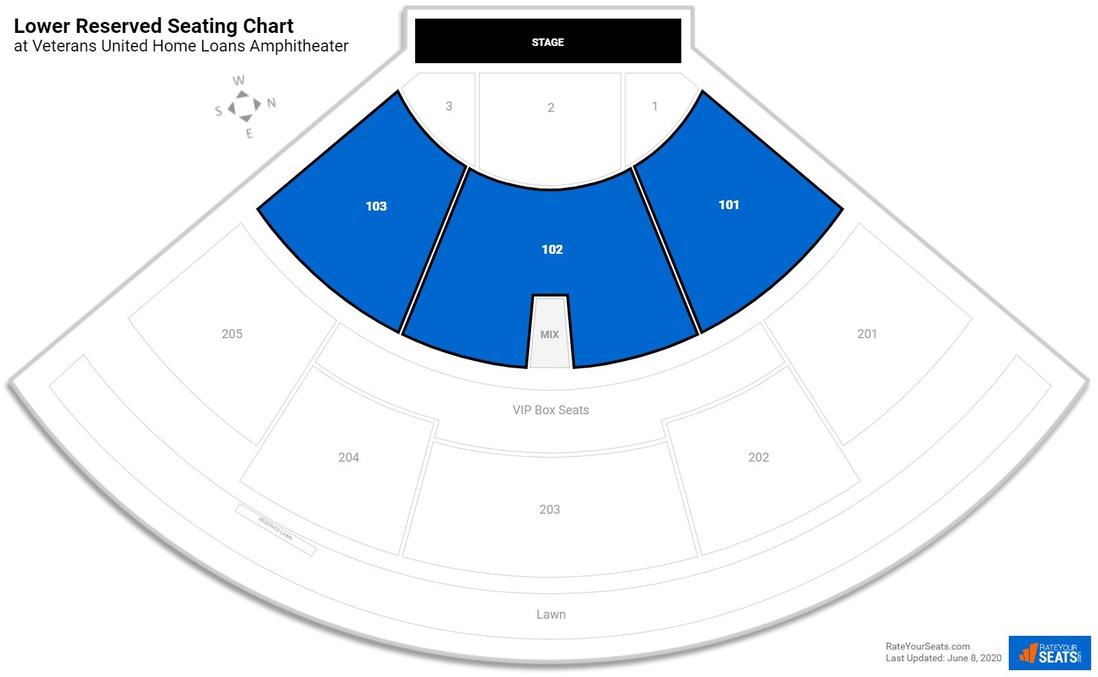 Virginia Home Loans Amphitheater Seating Chart