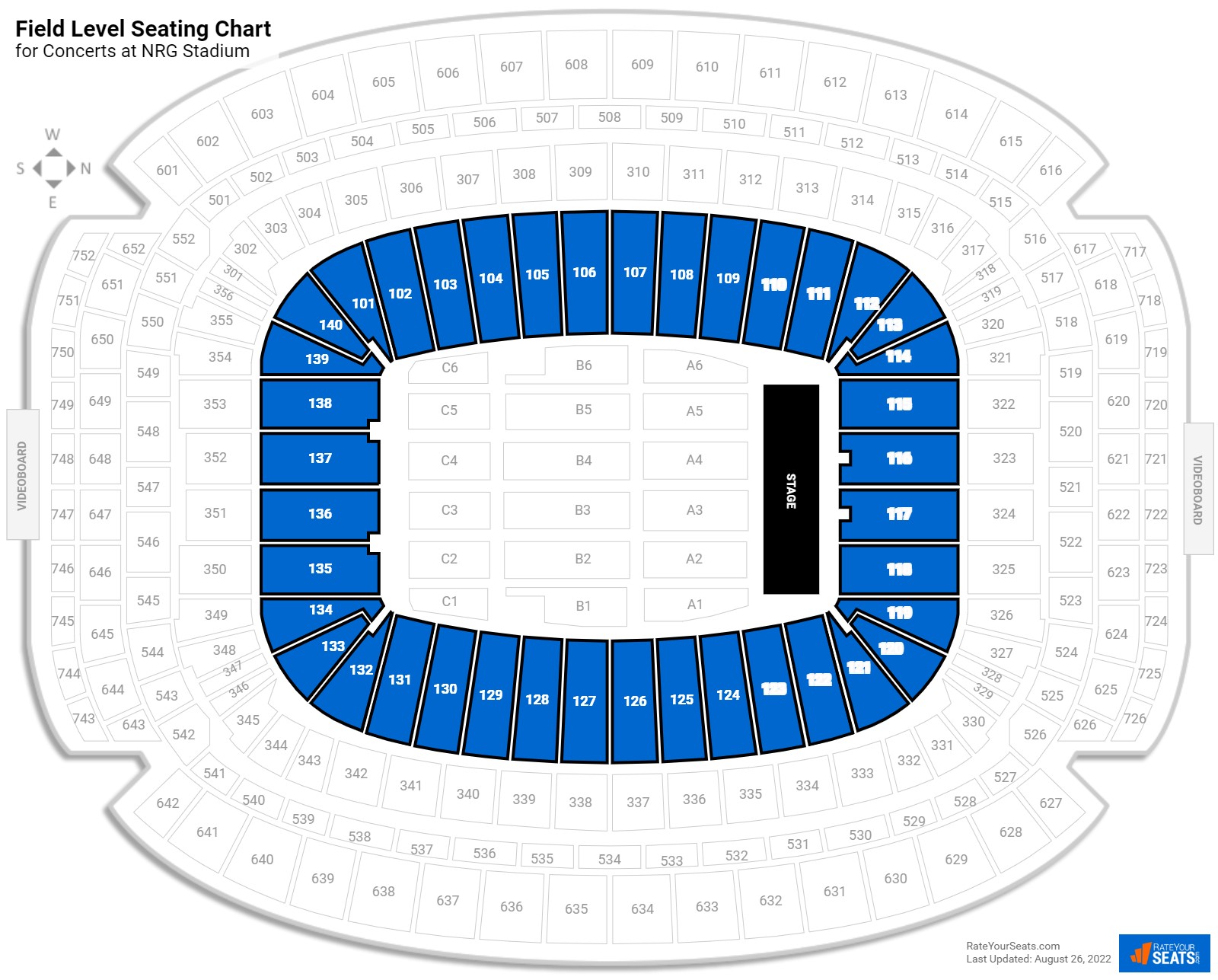 Nrg Stadium Field Level Rateyourseats Com