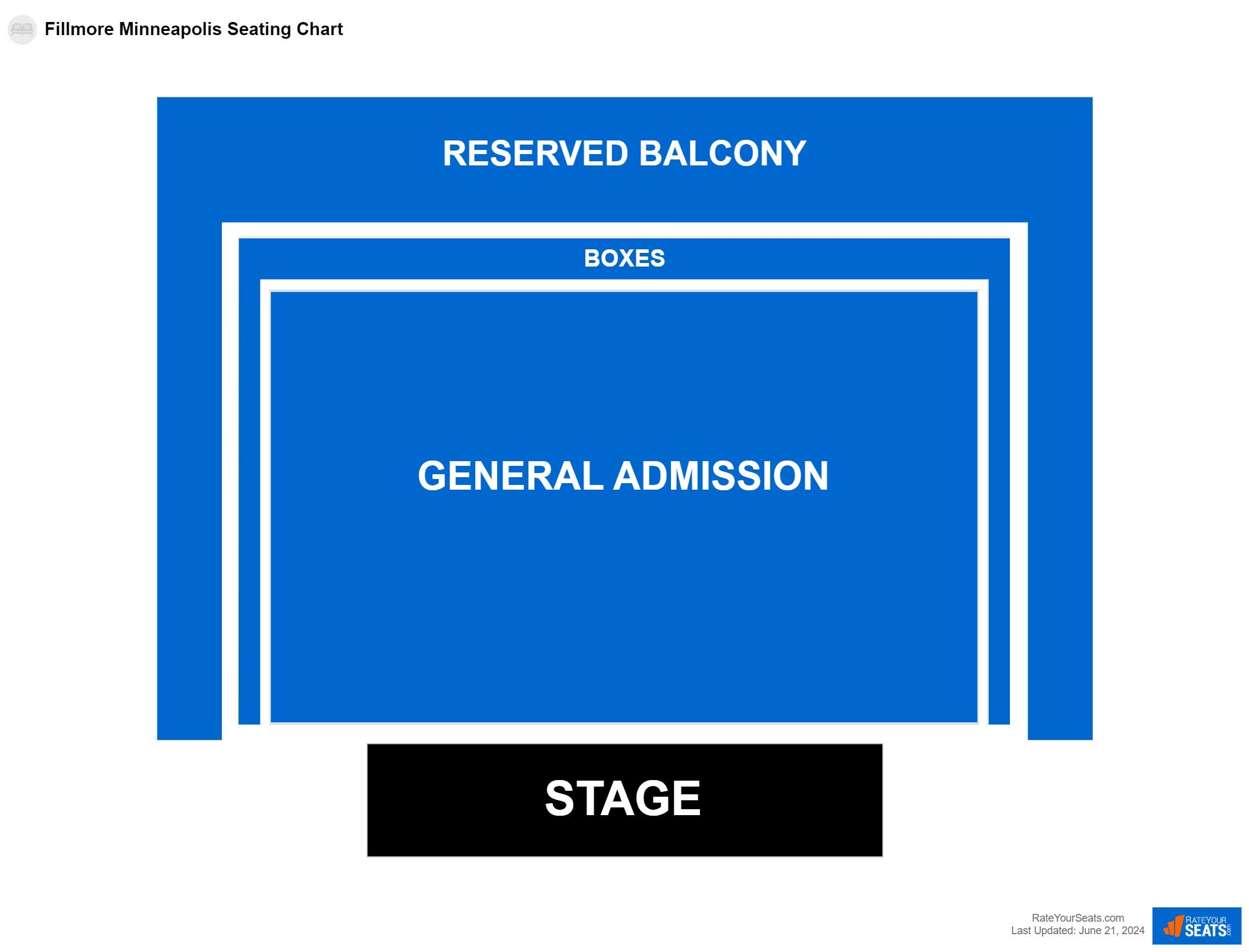 Interactive seating chart Concert seating chart at Fillmore Minneapolis