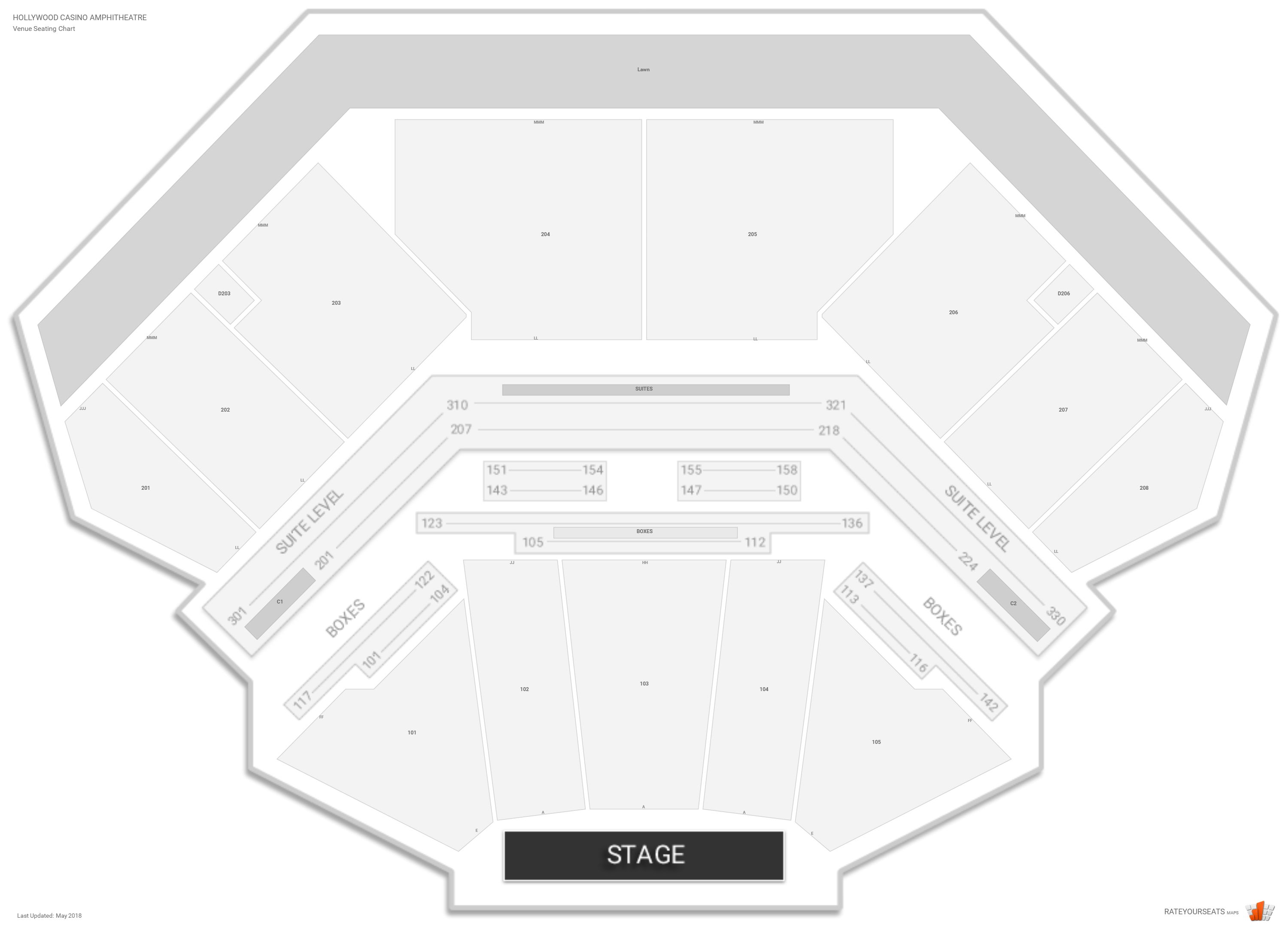 Marcus Amphitheater Seating Chart With Rows And Seat Numbers