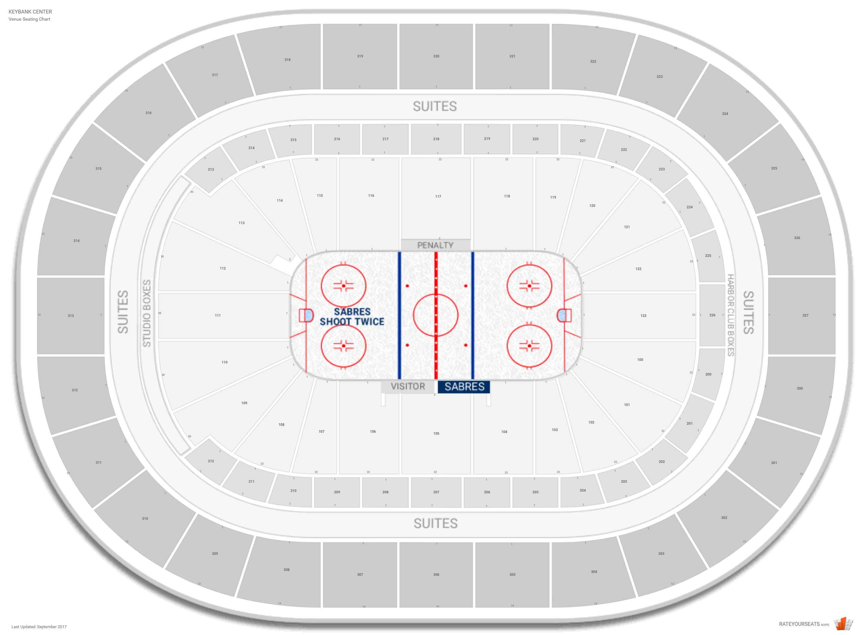 First Niagara Center Buffalo Seating Chart