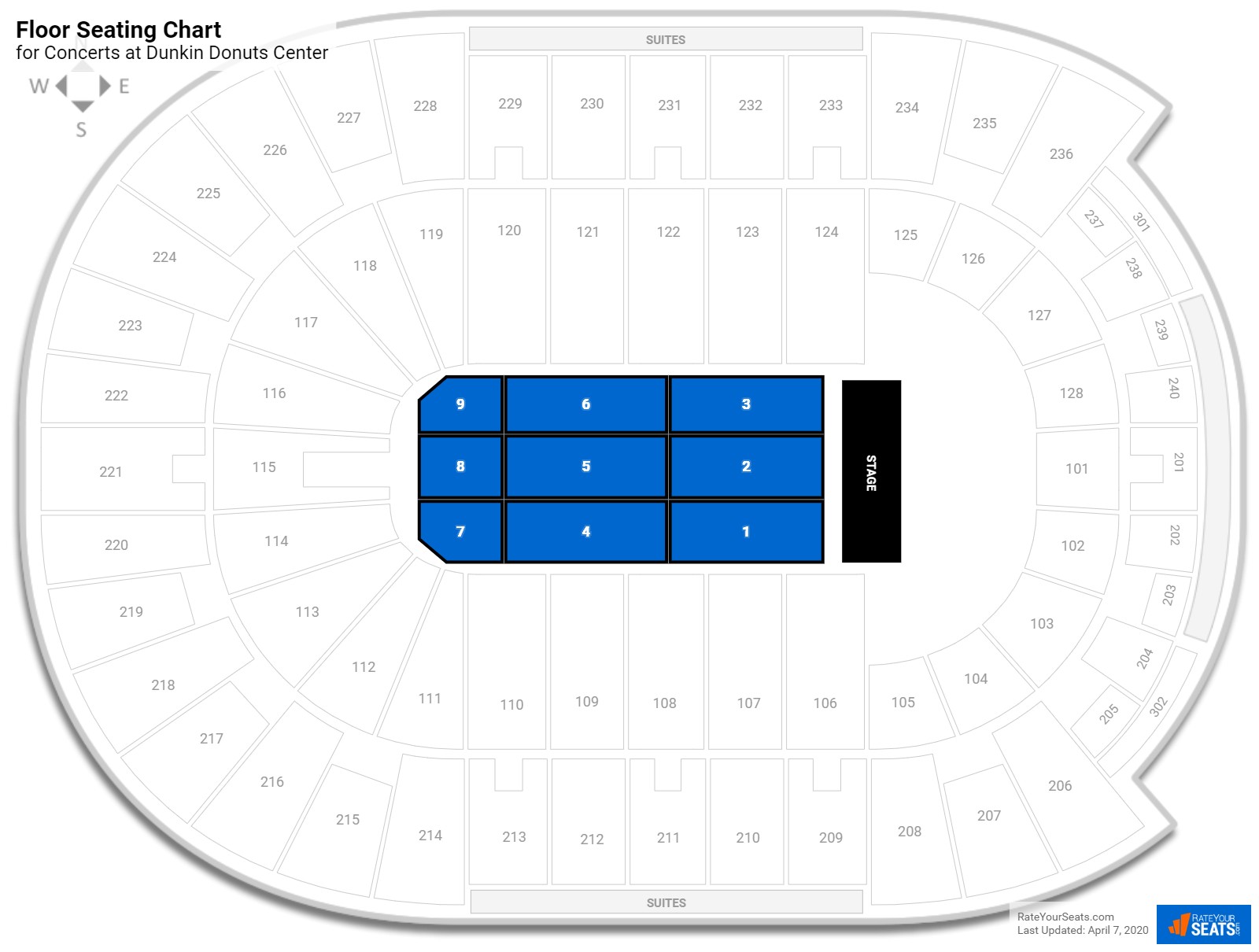Section 229 At Dunkin Donuts Center Providence Basketball Rateyourseats Com